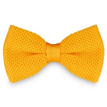 Yellow pre tied bow ties