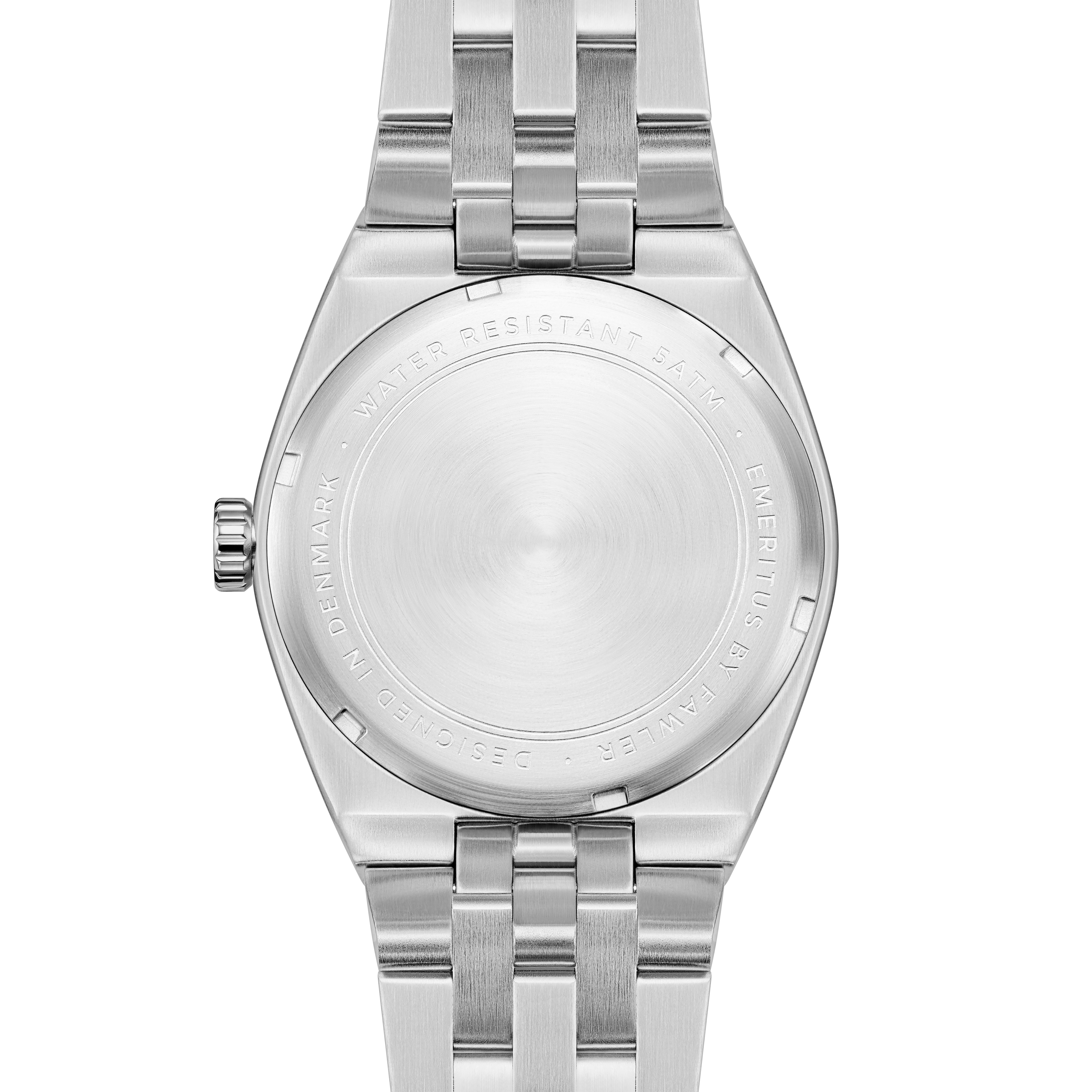 Emeritus | Blue and Red Bezel Stainless Steel Watch - 4