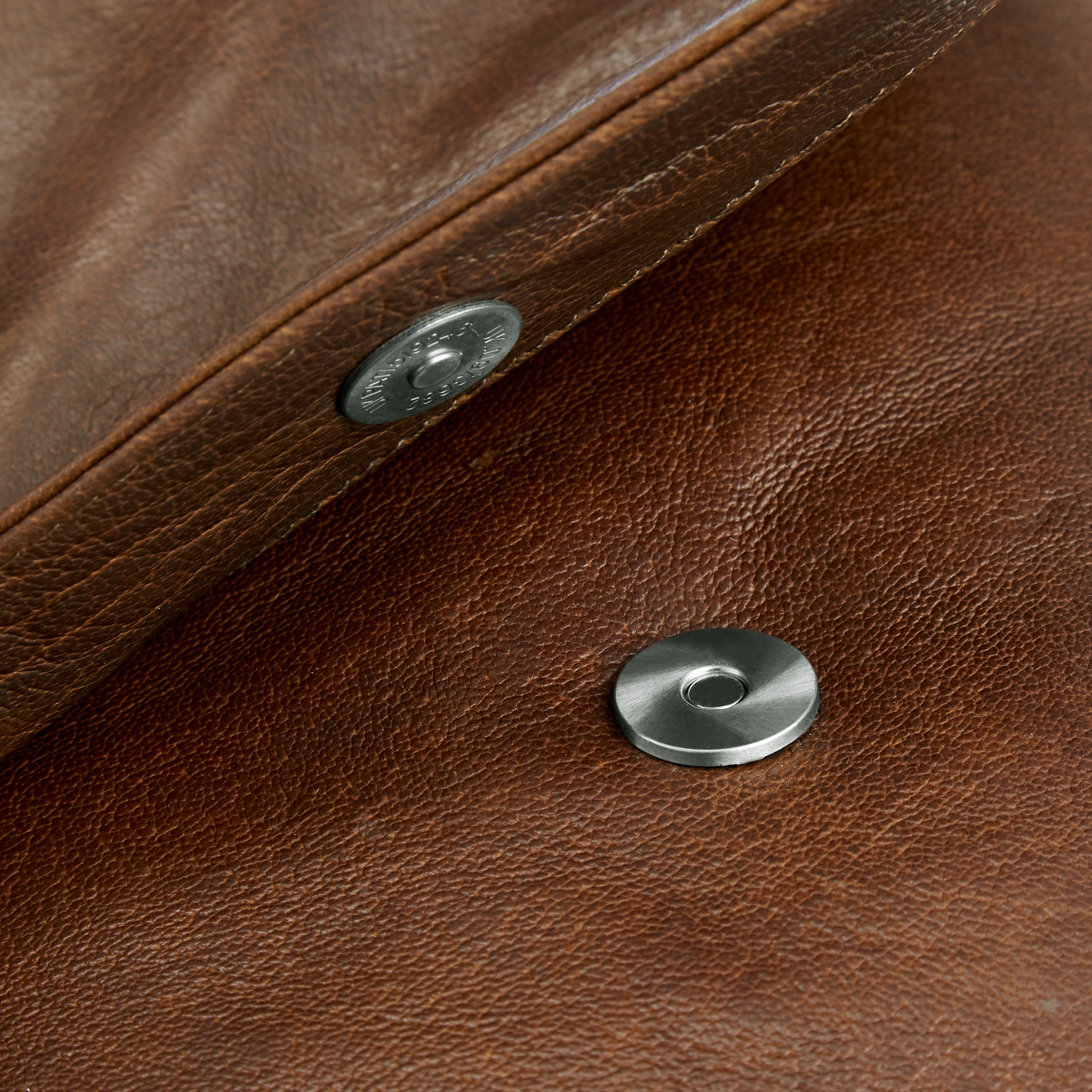 California Tan Leather Messenger Bag - 10