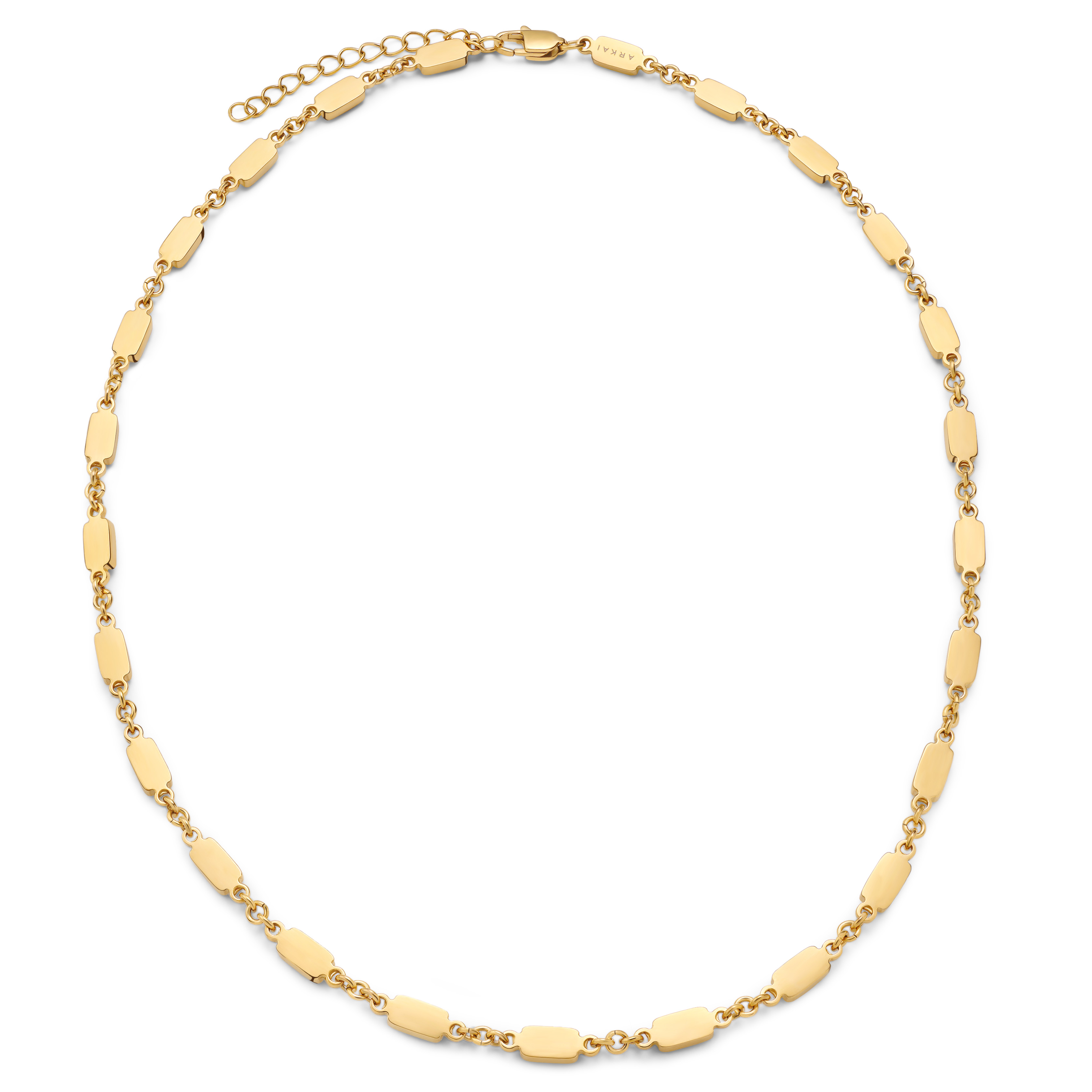 Prism | Verižica v zlatem tonu z večbarvnimi steklenimi kristali - 5