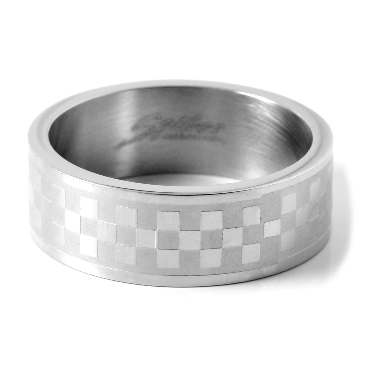 Silverfärgad Schack Stålring - 2