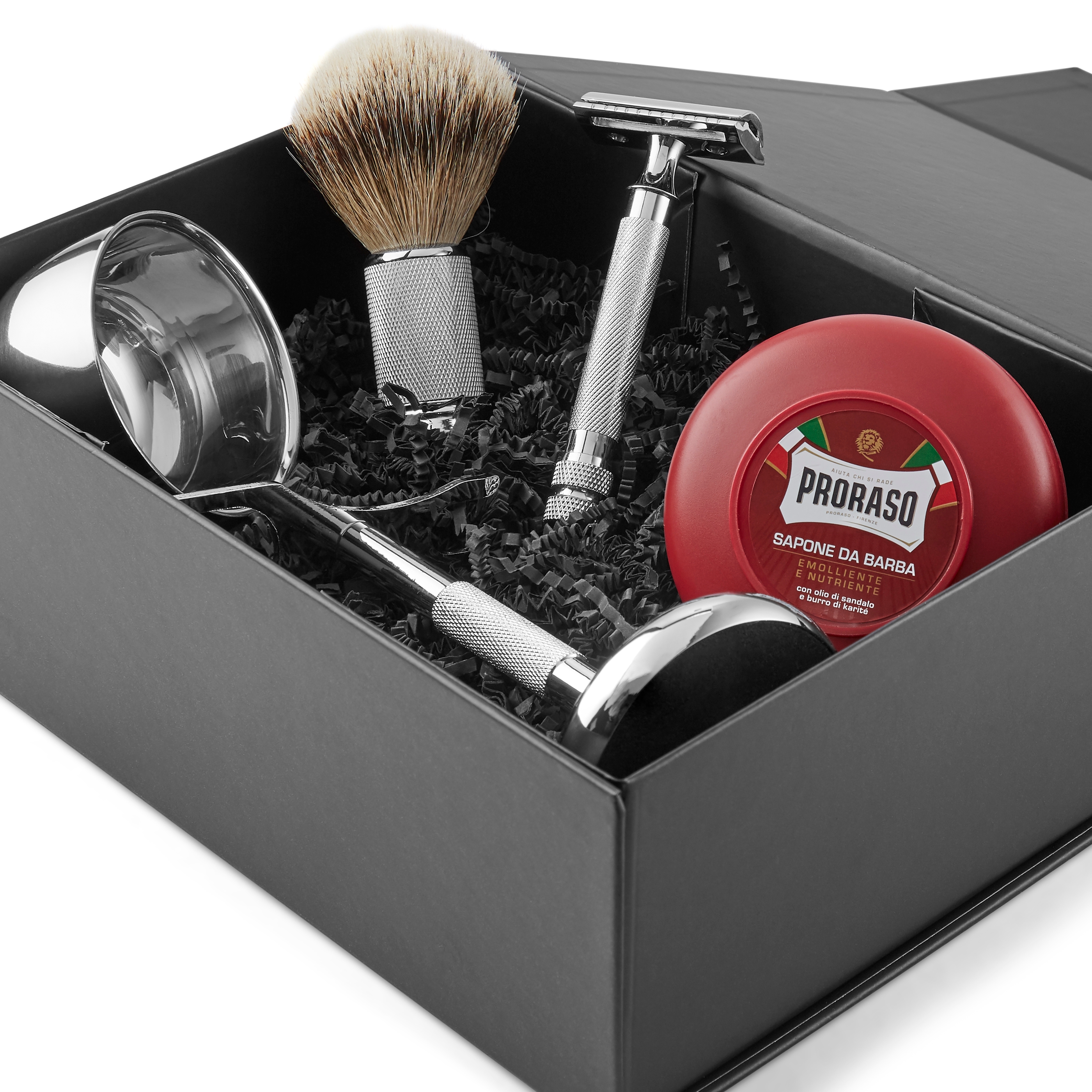 Essentials Silvertip Badger Shaving Set - for Men - Trendhim