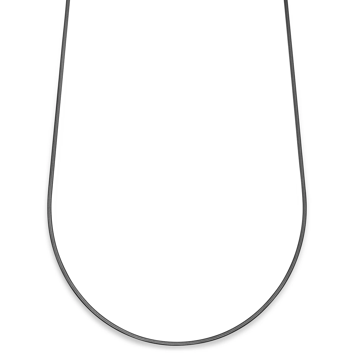 Essentials Collier Gris Anthracite Maille Serpent 2 Mm En Stock essentials-collier-gris-anthracite-maille-serpent-2-mm-en-stock