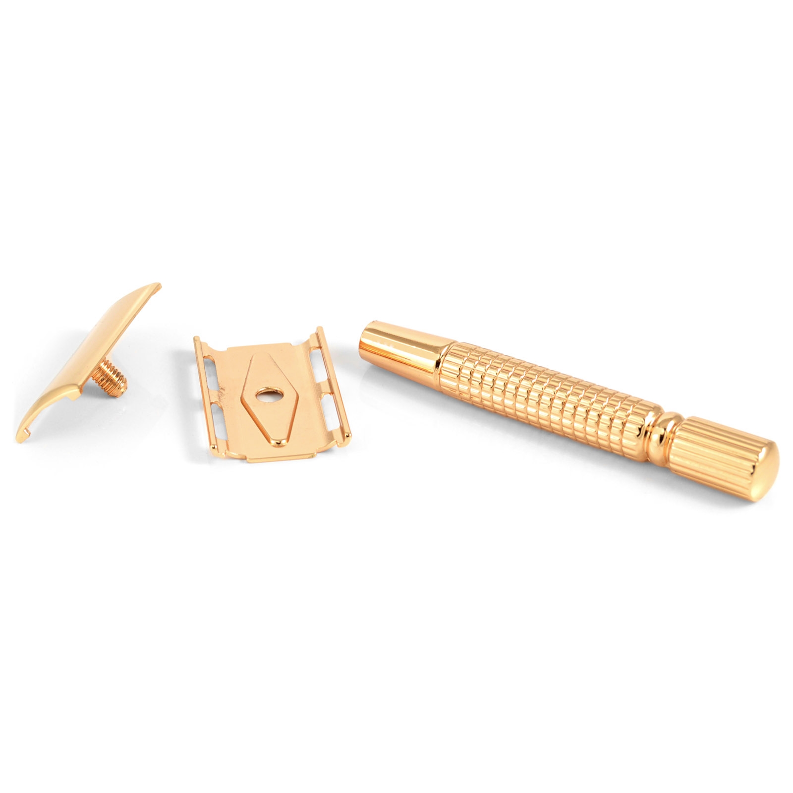 Gładka golarka w kolorze złotym - 2