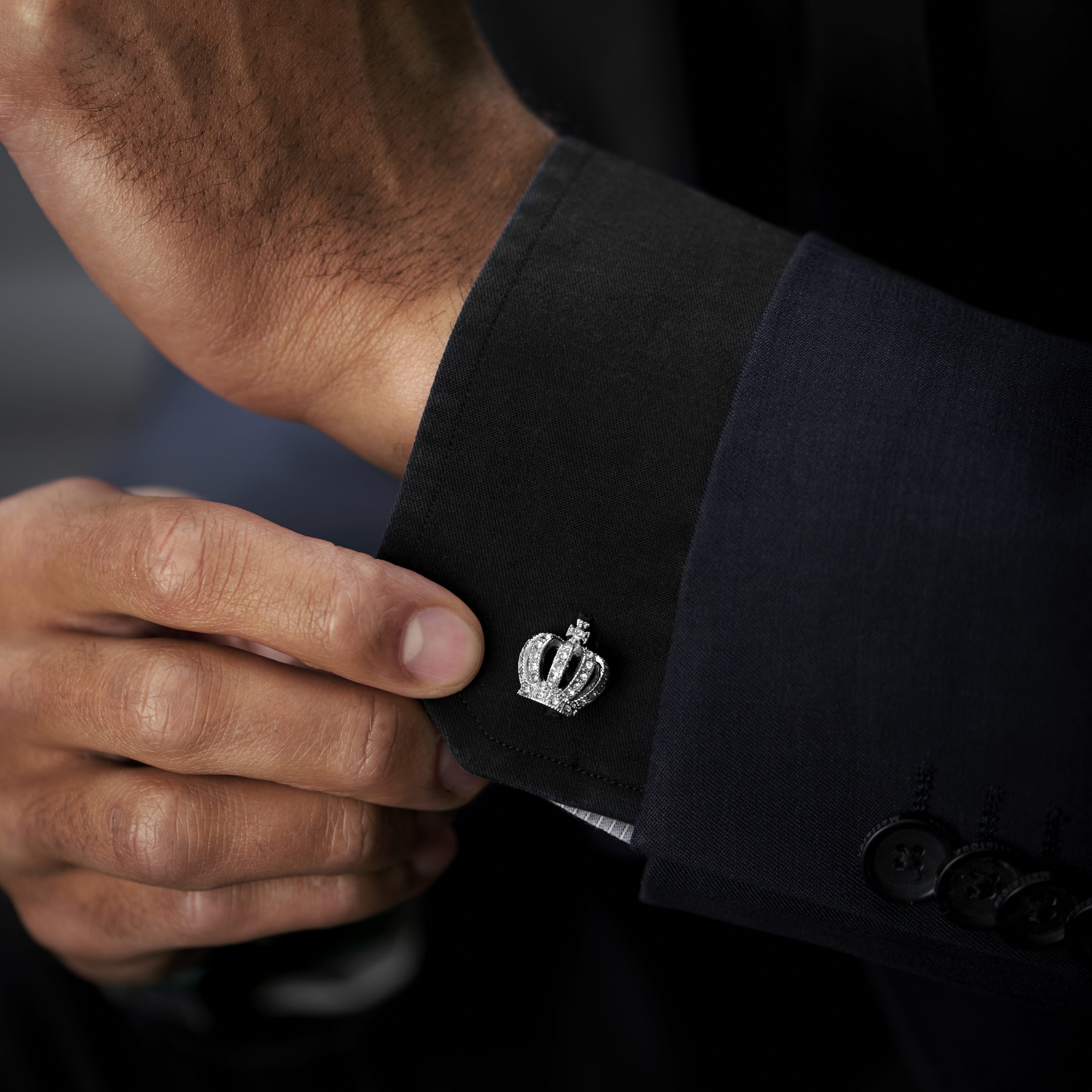 Boutons de manchette Couronne royale - 5