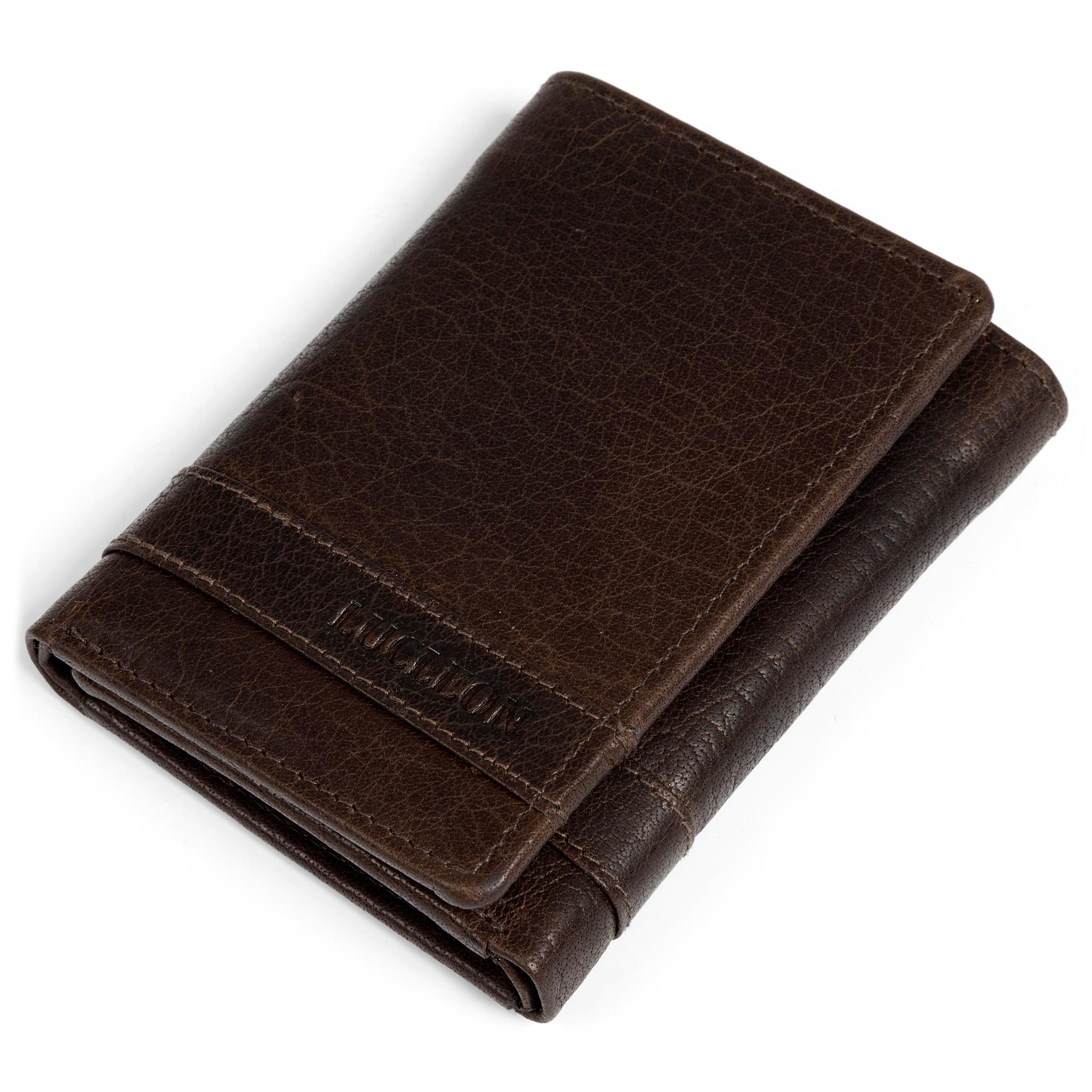 Maison Margiela MM11 Portafoglio Trifold in Pelle Martellata uomo Maison Margiela MM11 Portafoglio Trifold in Pelle Martellata uomo
