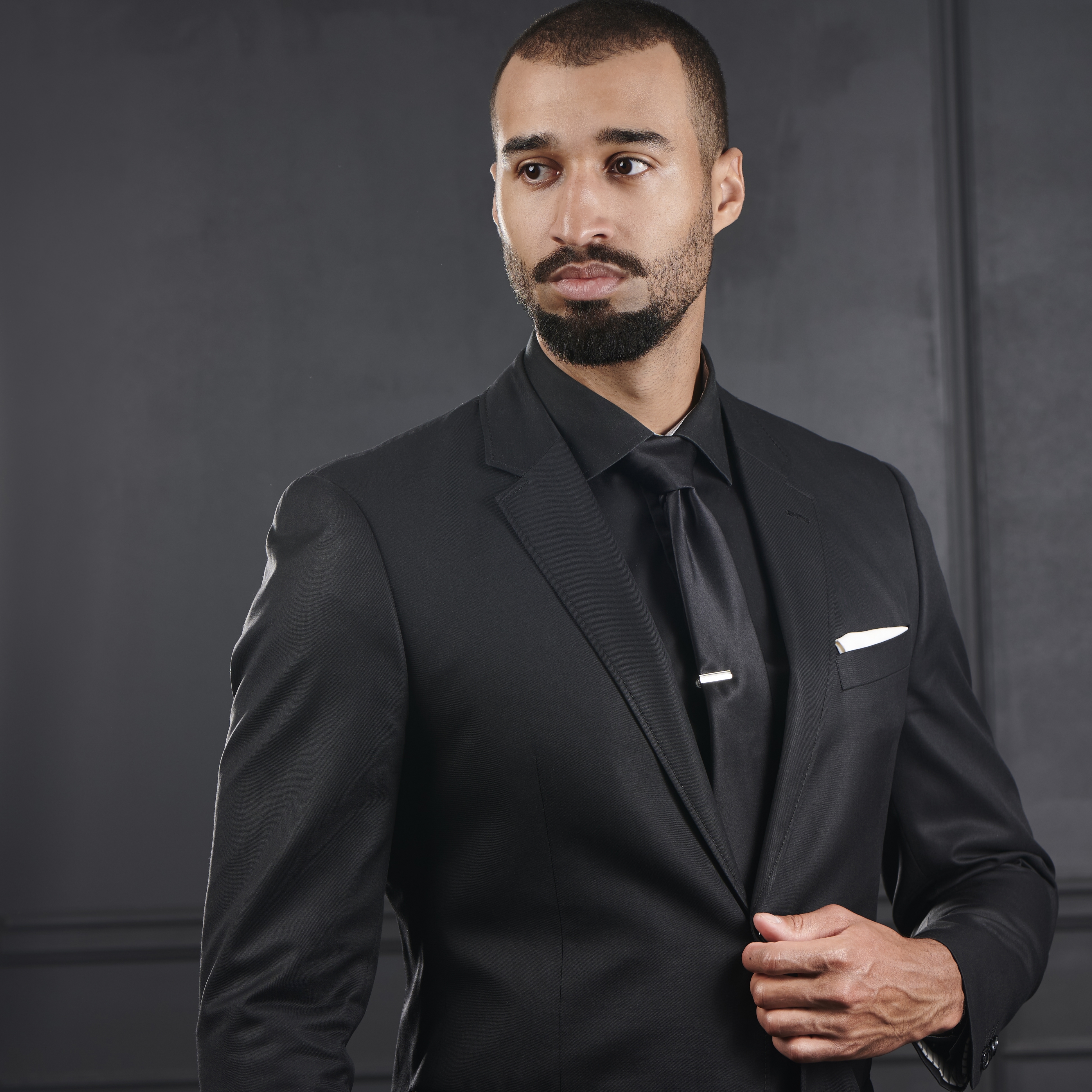 Mini Silver-Tone Tie Clip - 4