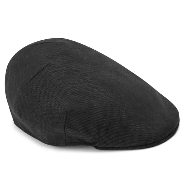 Moda | Dark Grey Cotton Flat Cap | In stock! | Fawler