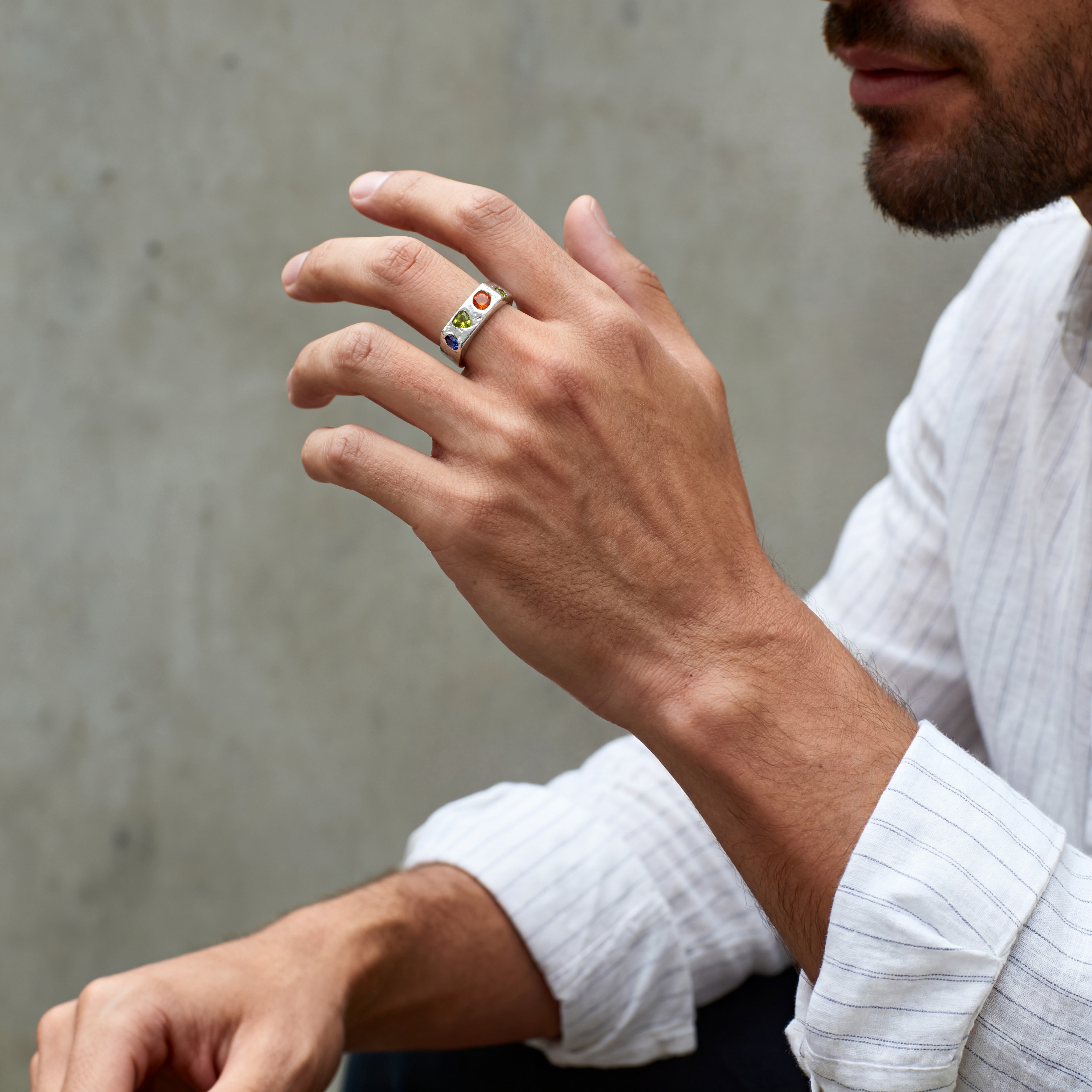 Hidden Gem | Phoenix 925 Sterling Silver Signet Ring - 2