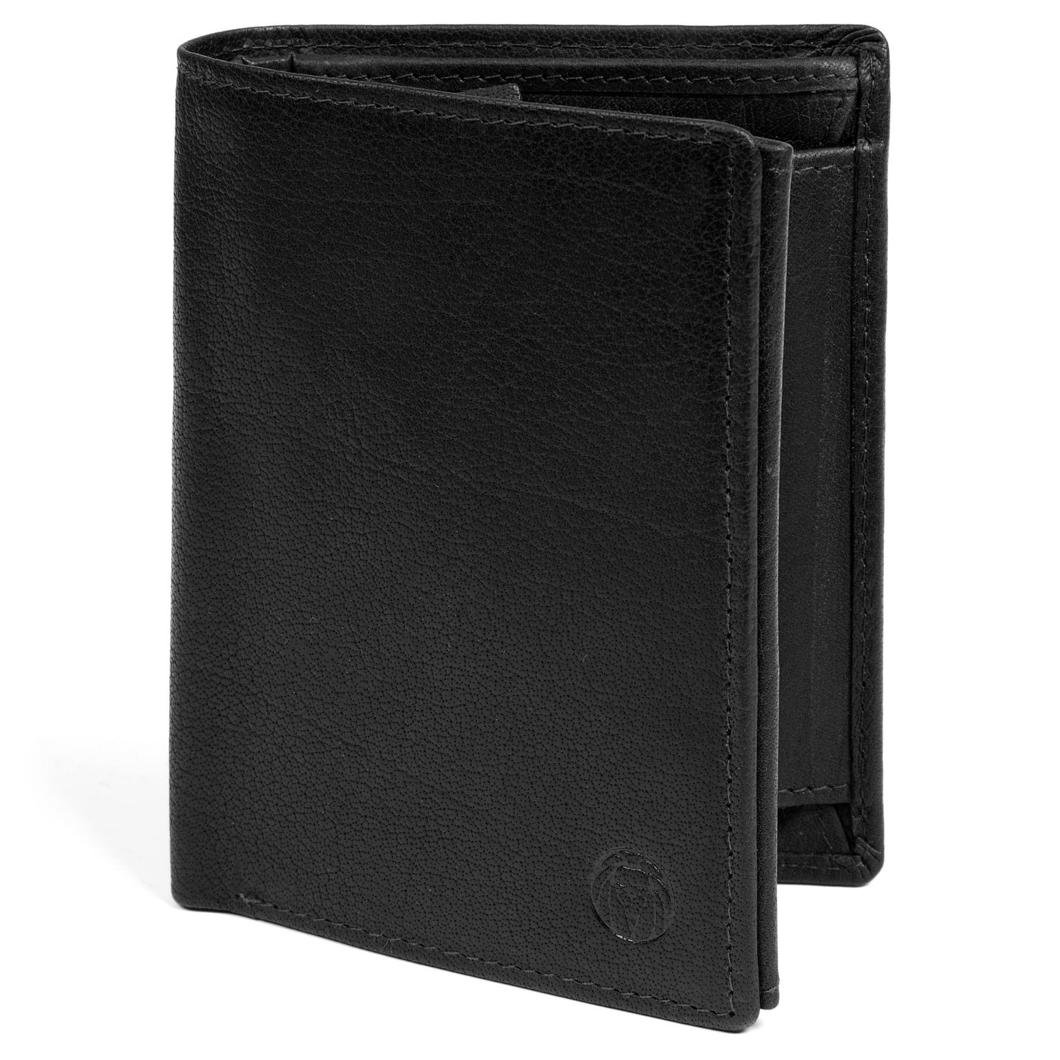 Montreal Vintage Black RFID Plånbok i Läder Montreal Vintage Black RFID Plånbok i Läder
