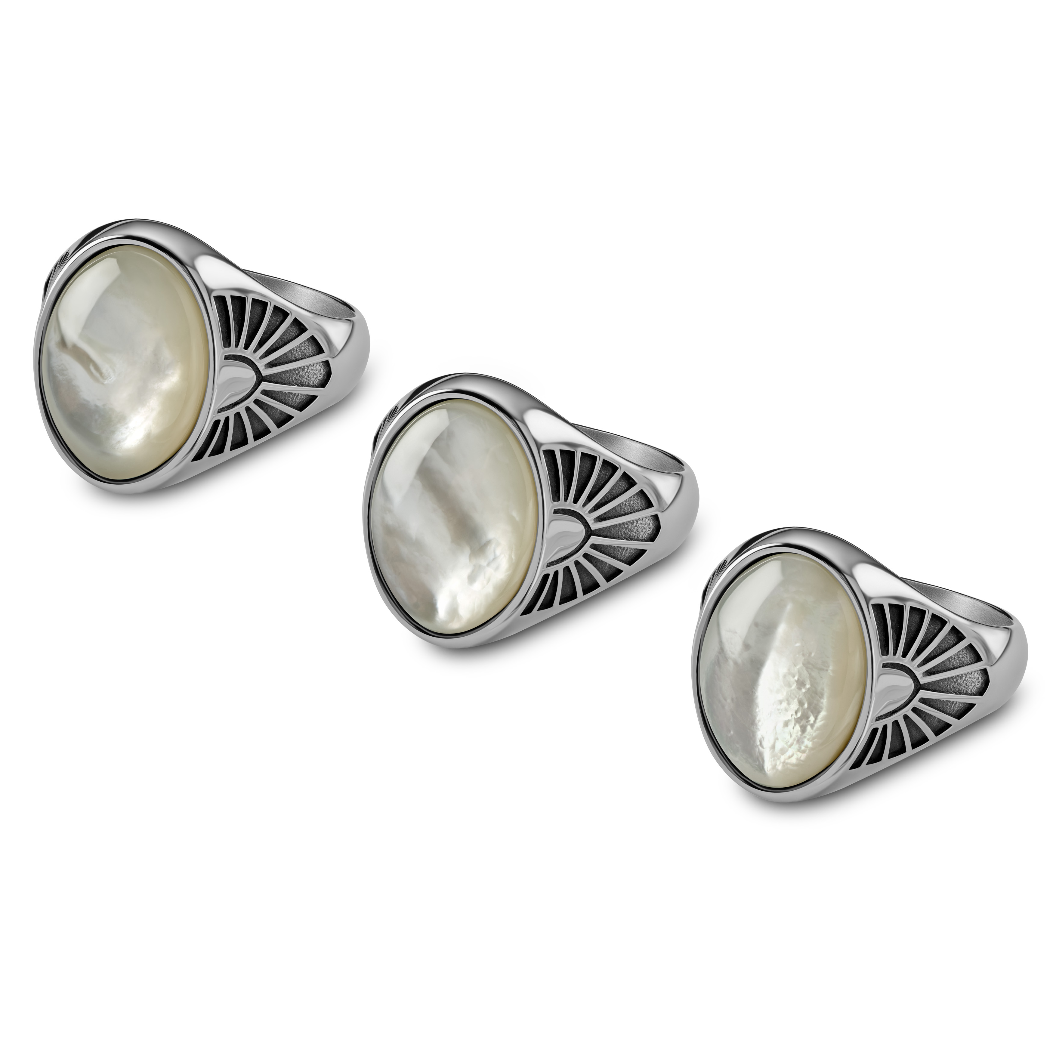 Atlantis | Perlemor Signetring - 6