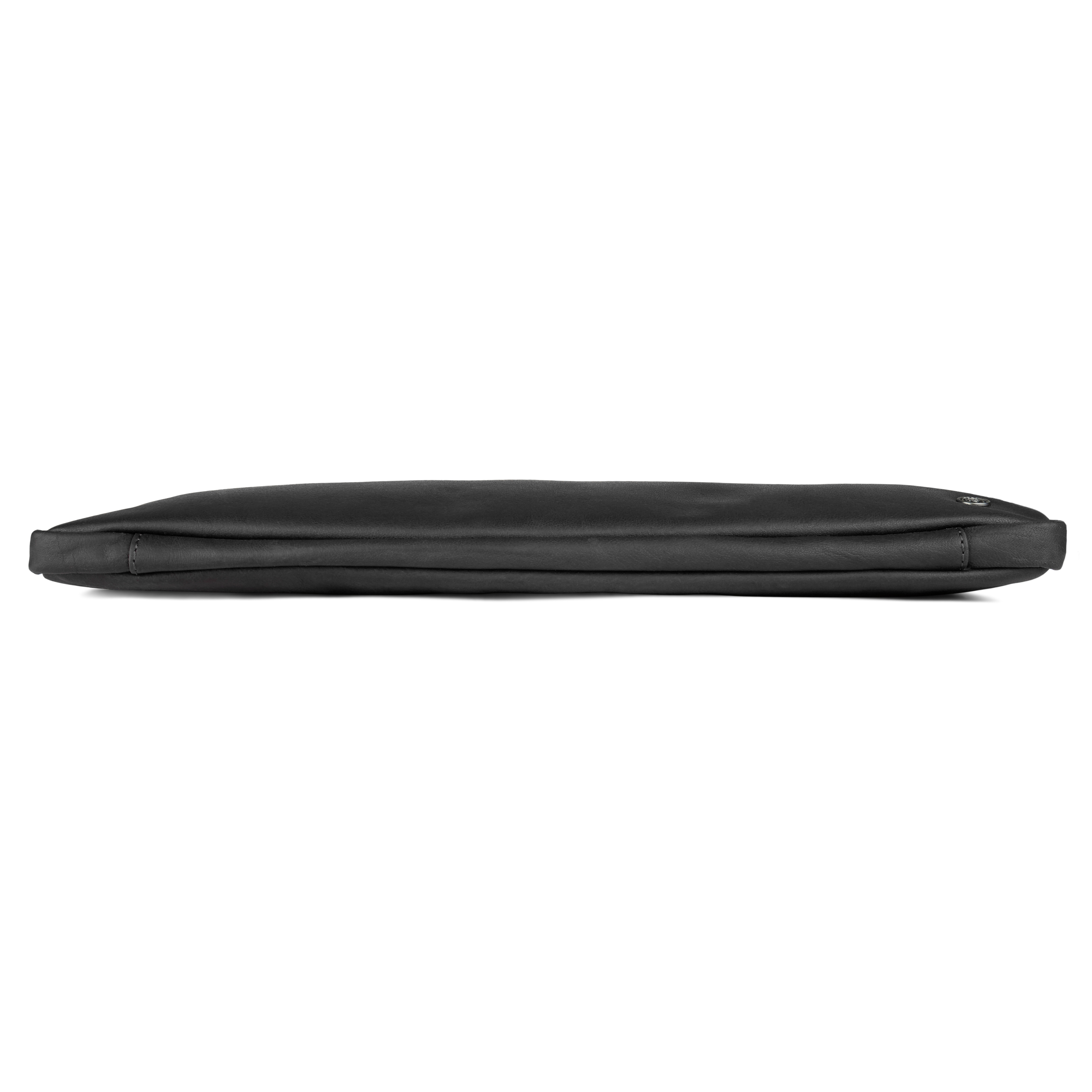 Oxford Black Laptop Leather Sleeve - 4