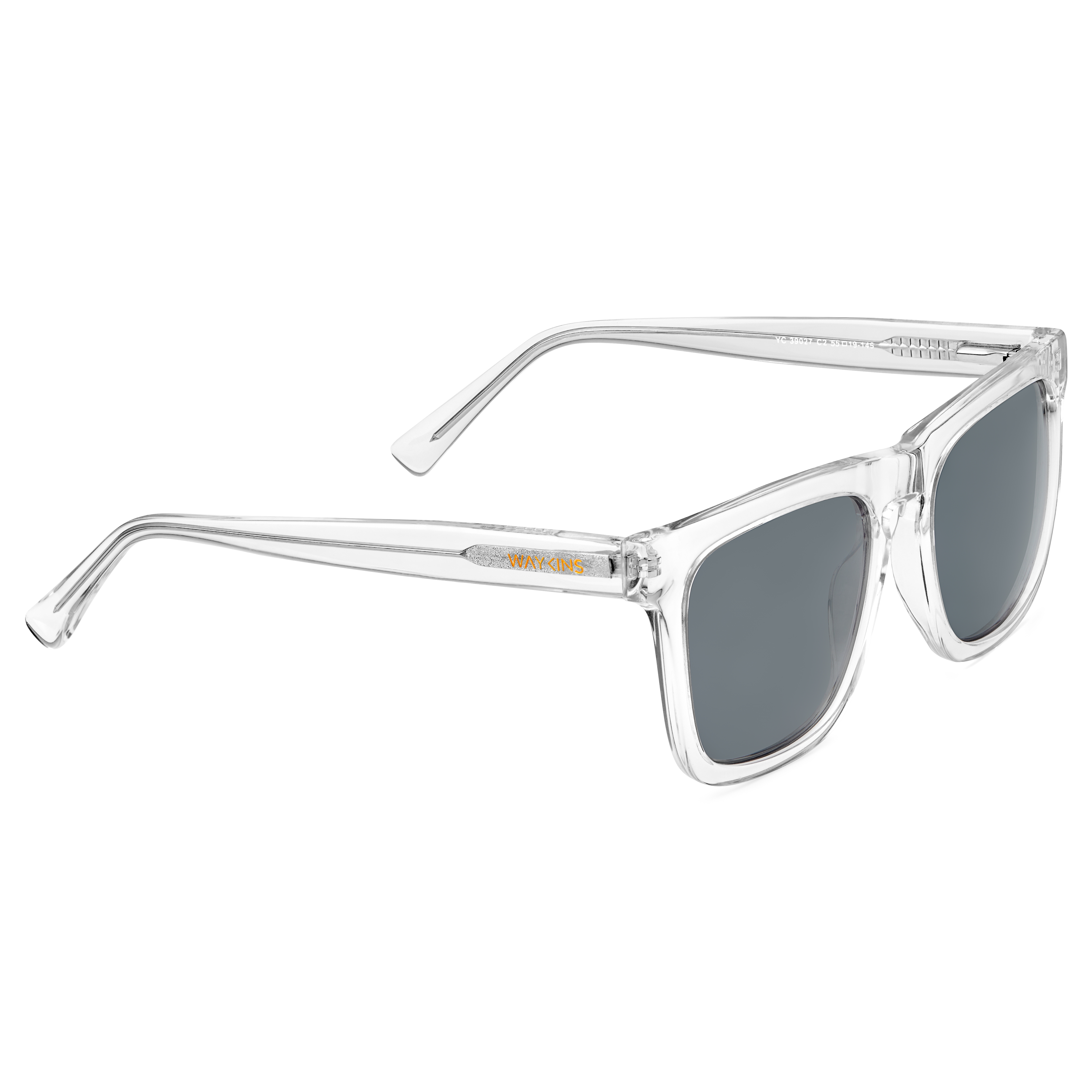 Genomskinliga Retrosolglasögon med Rökpolariserade Glas - 6