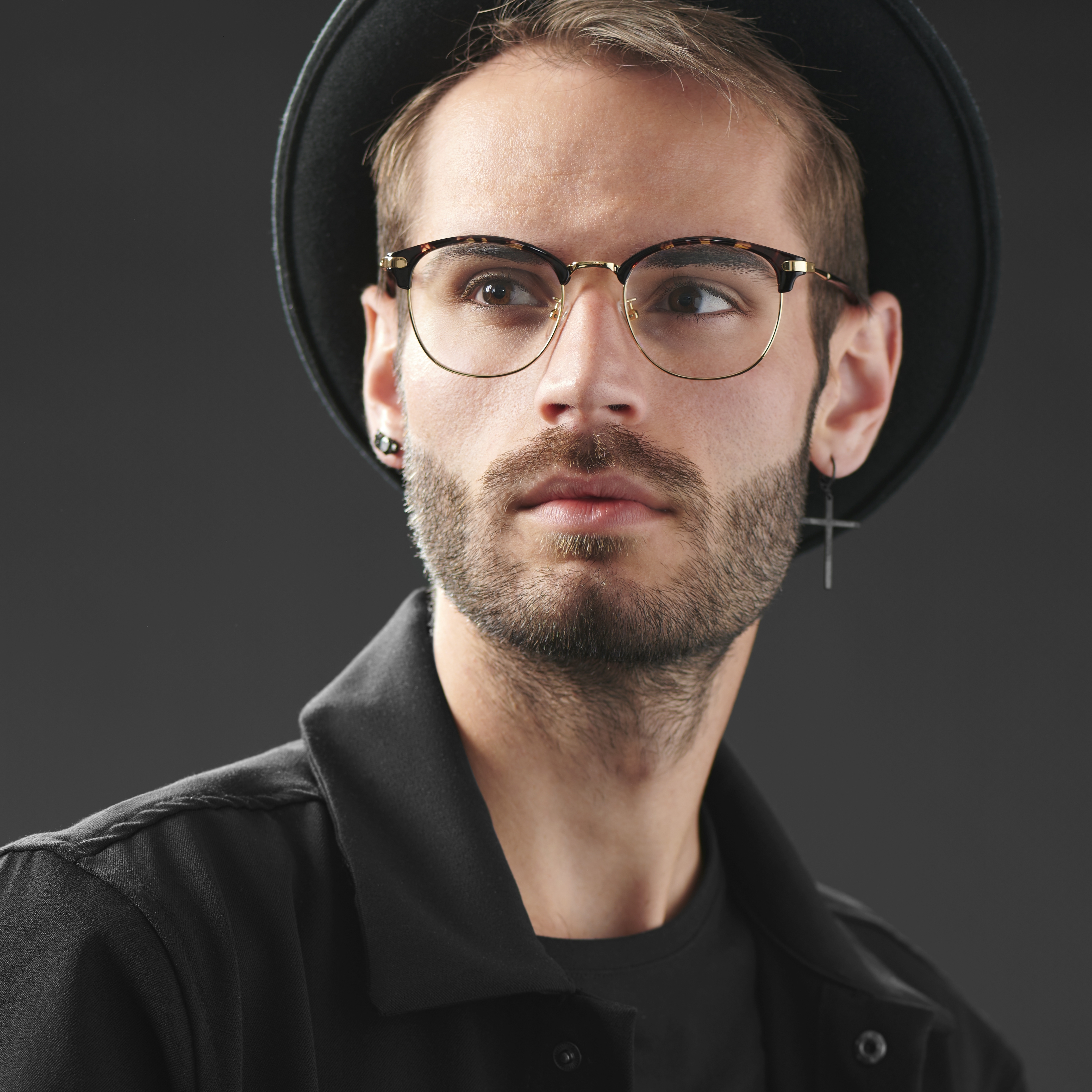 Stylish clear store lens glasses