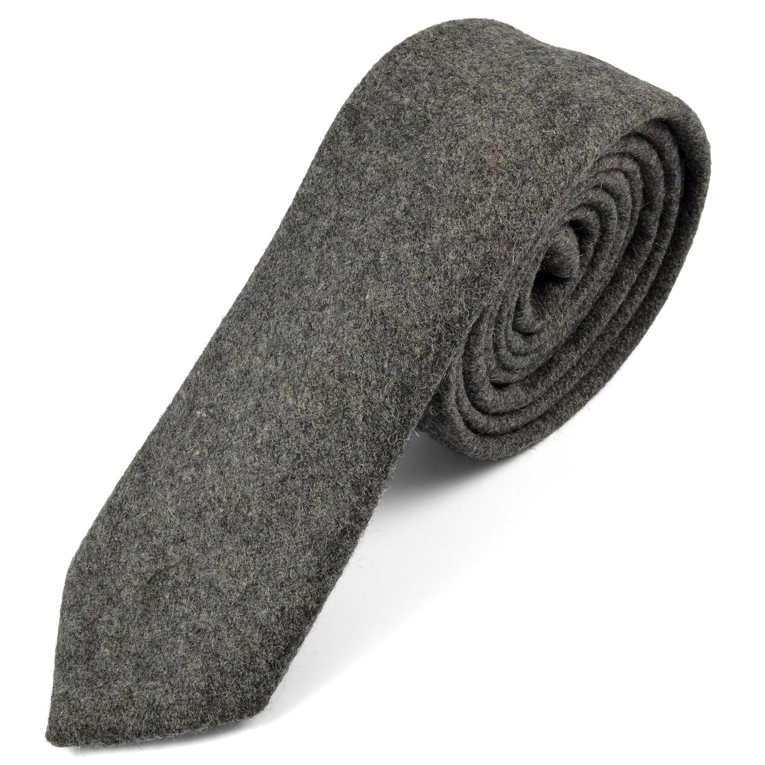 Cravate gris clair fait main Cravate gris clair fait main