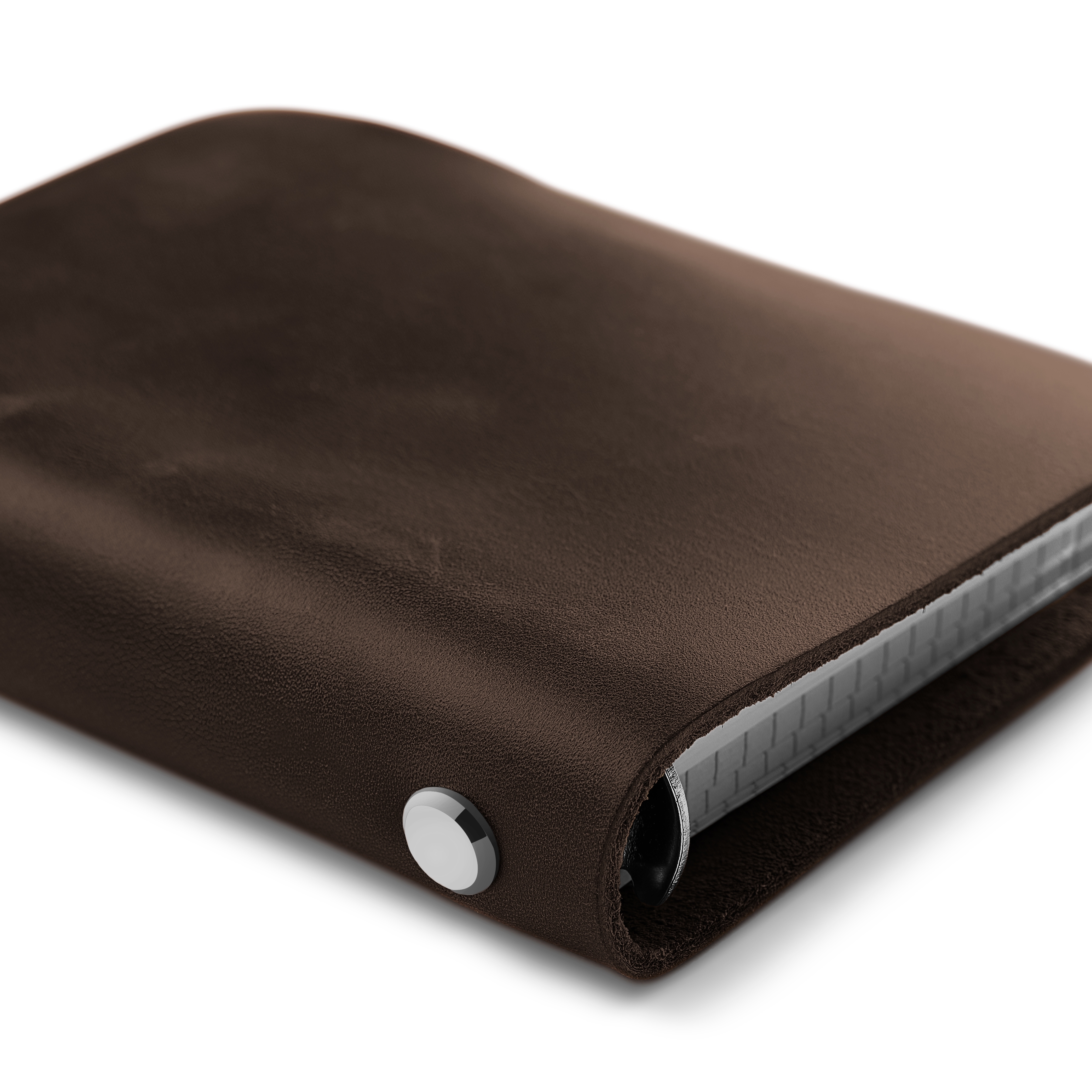 Zápisník | Tmavě hnědá kůže | Na druk - 4
