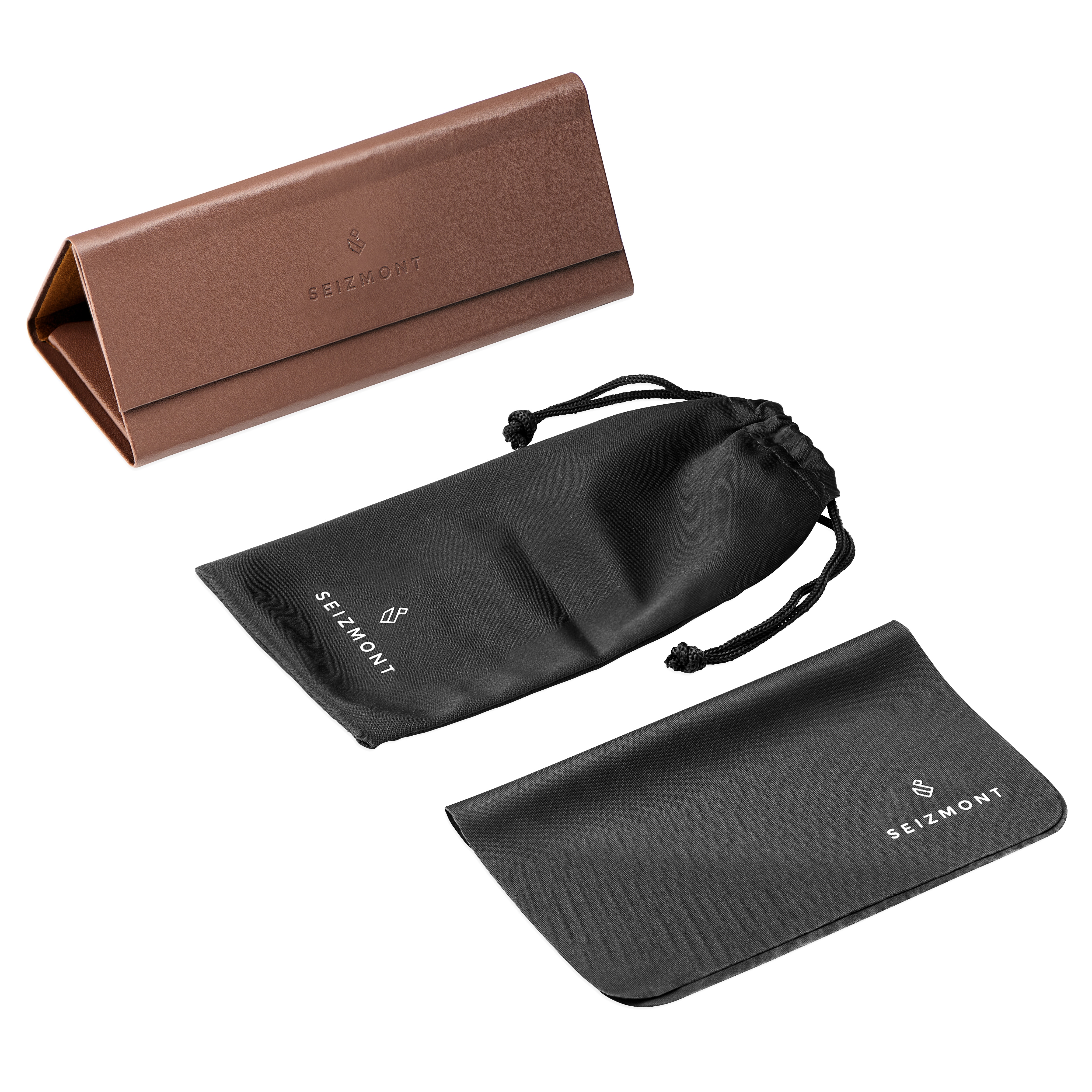 Polarised Black Square Aviator Sunglasses - 7