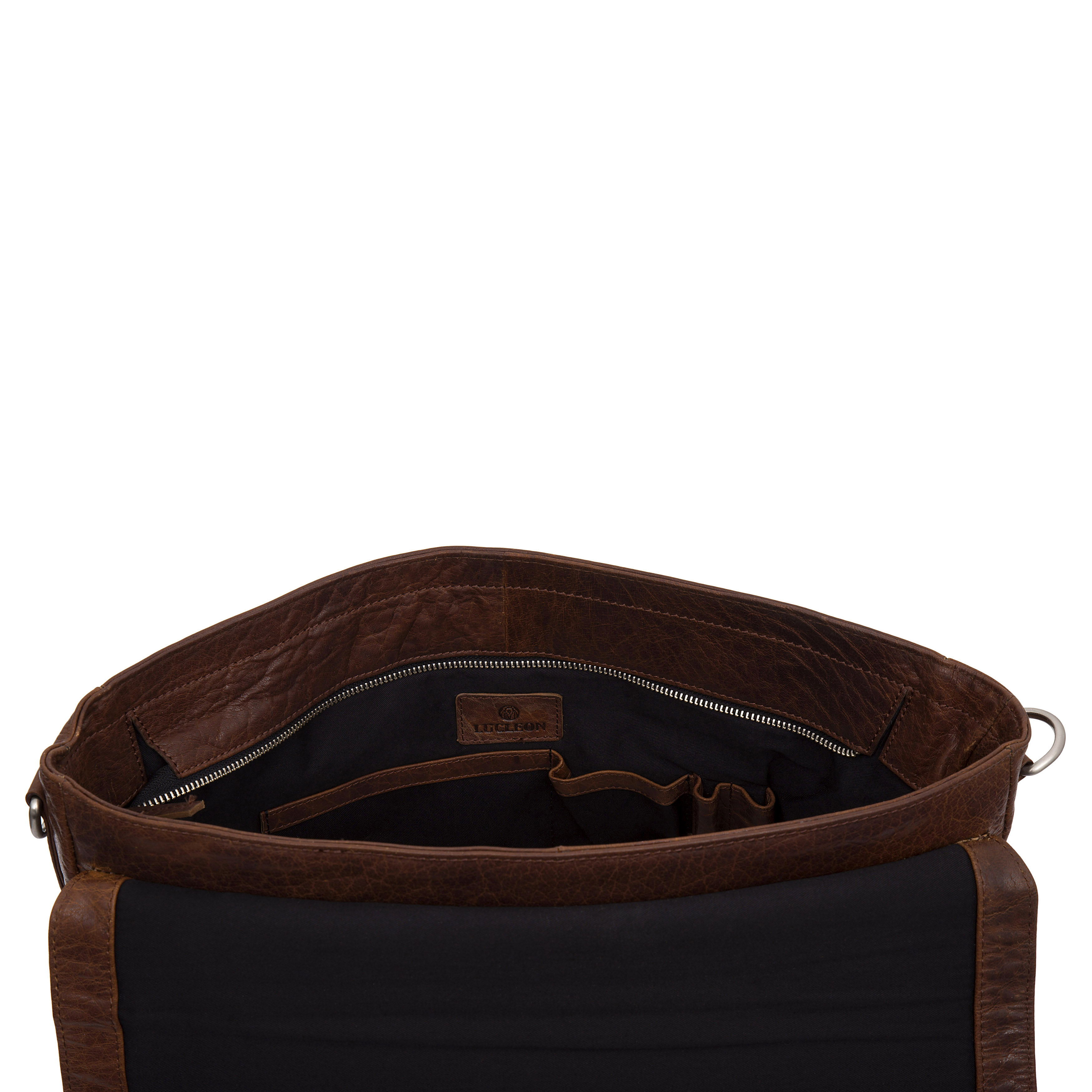 Montreal Tankleurige Leren Messengerbag - 12