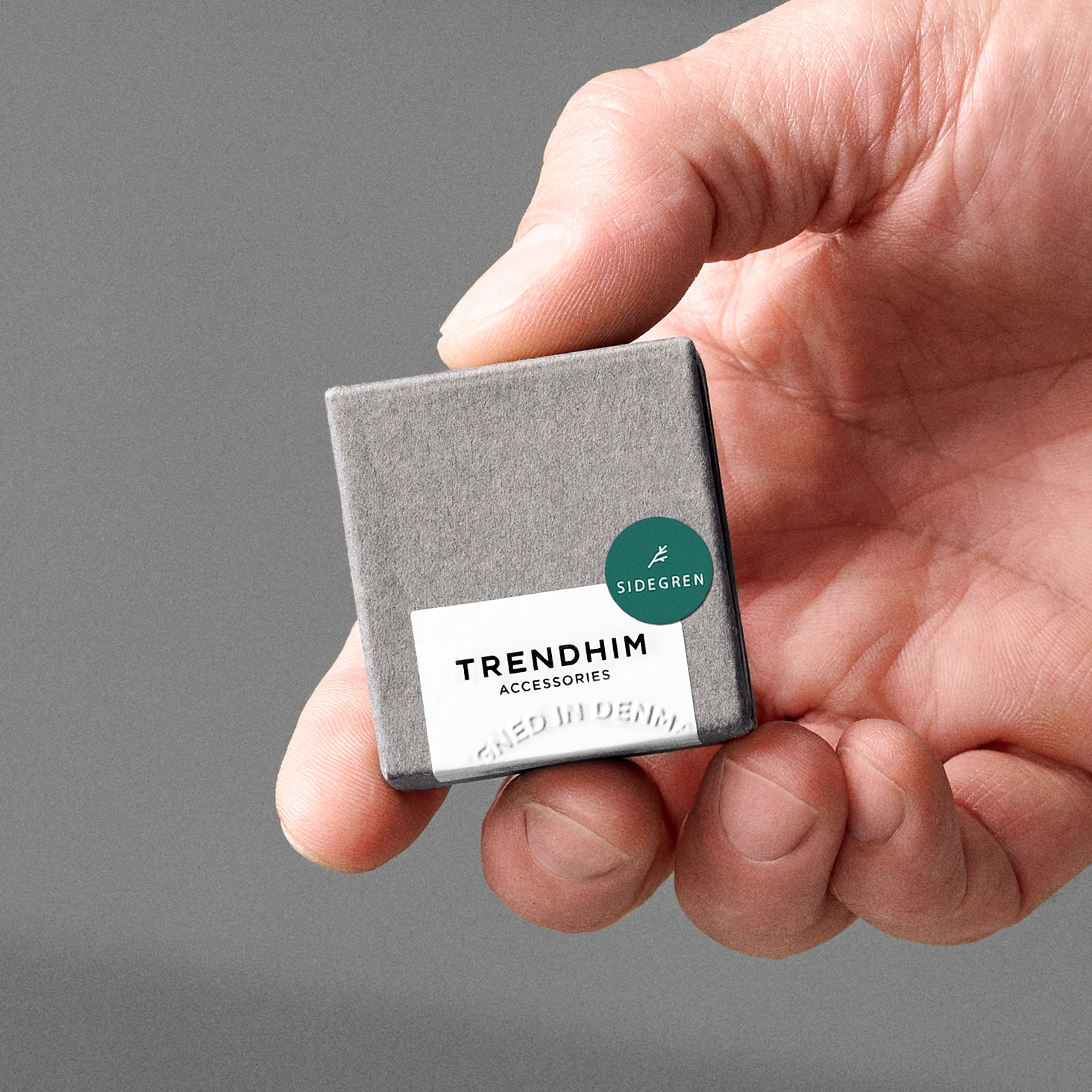 7 mm polert rhodiumbelagt sterling sølvring - 3