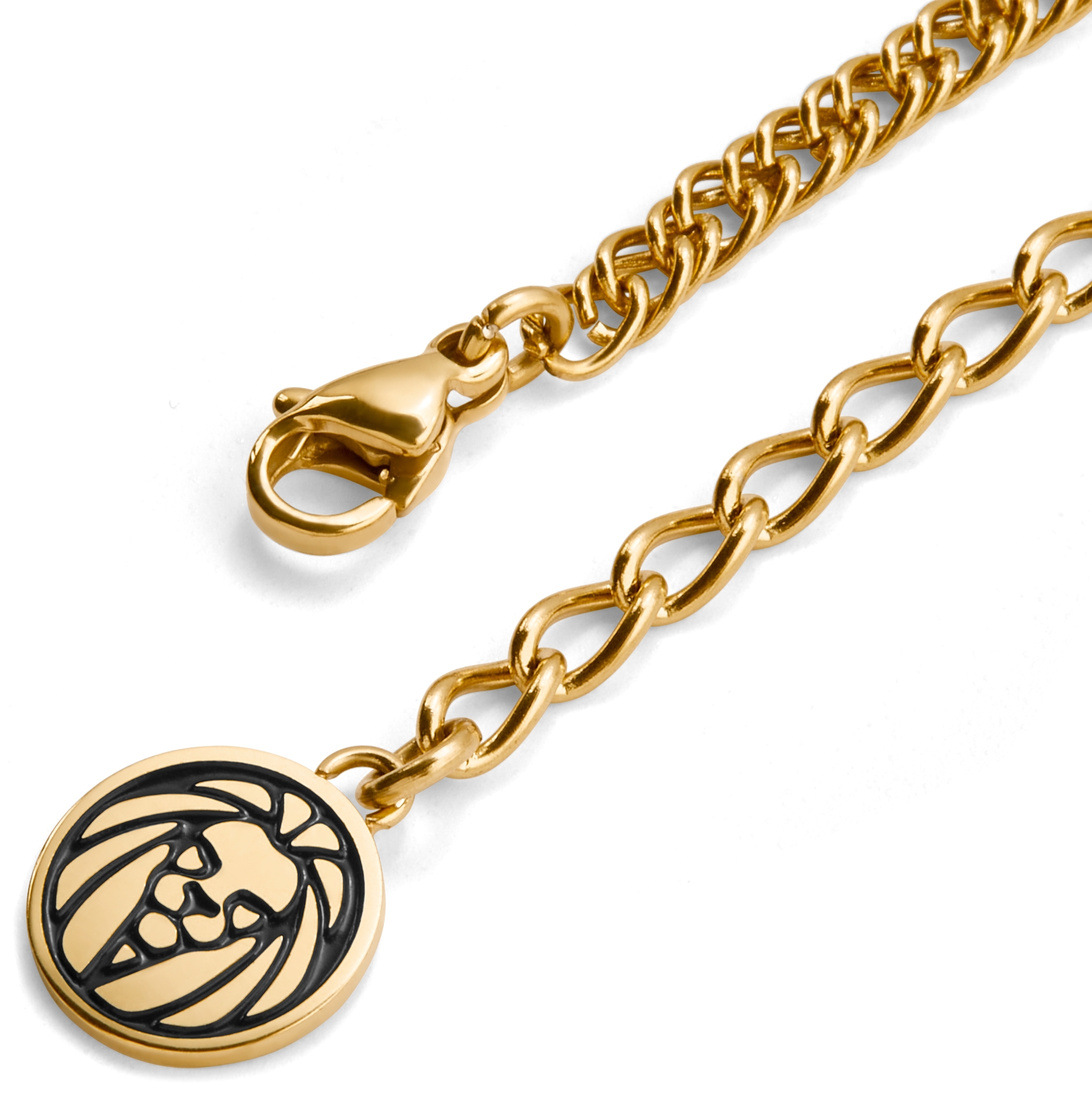 Evan Joseph Matte Gold-tone Anchor Necklace - 4