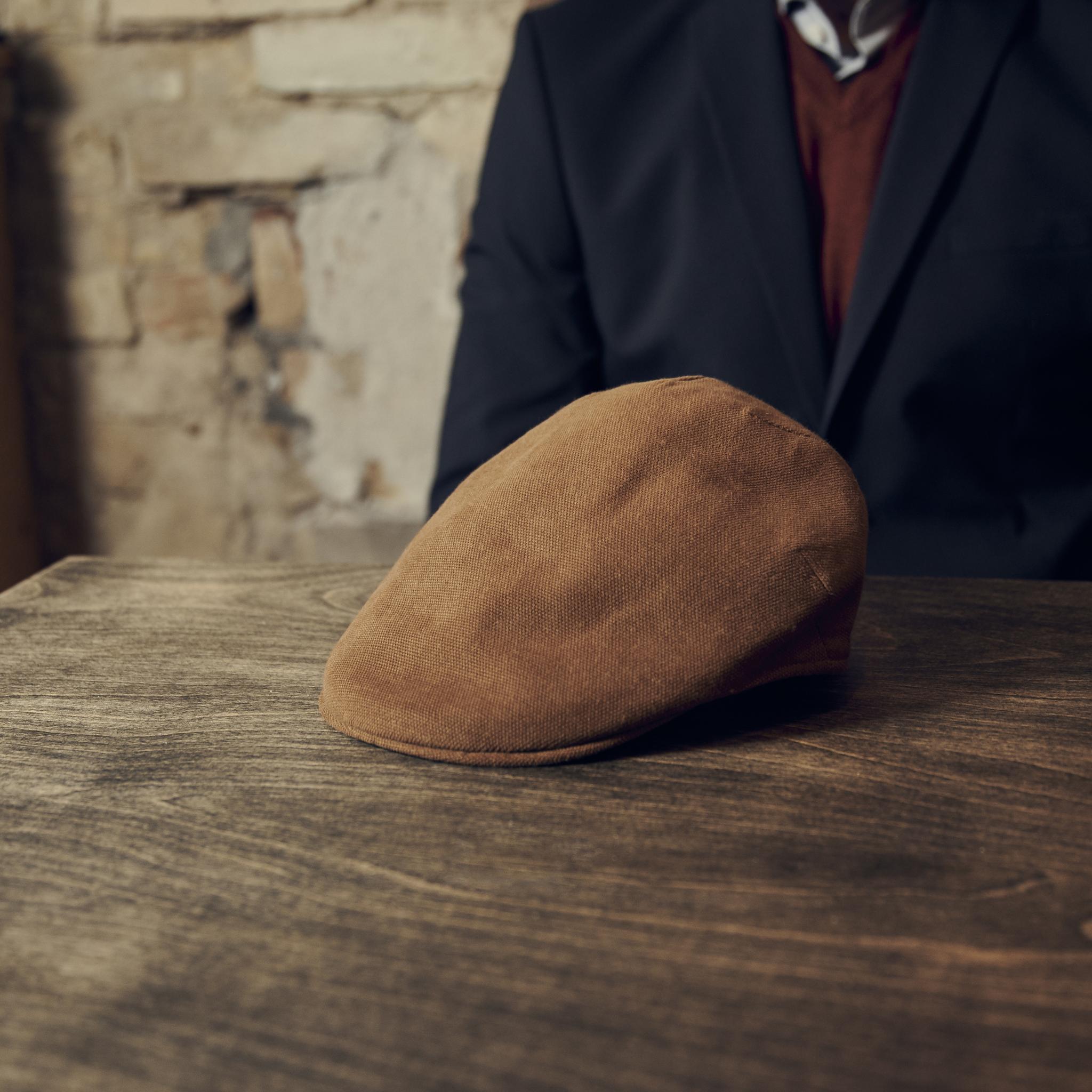 Moda | Dark Earth Cotton Flat Cap | In stock! | Fawler