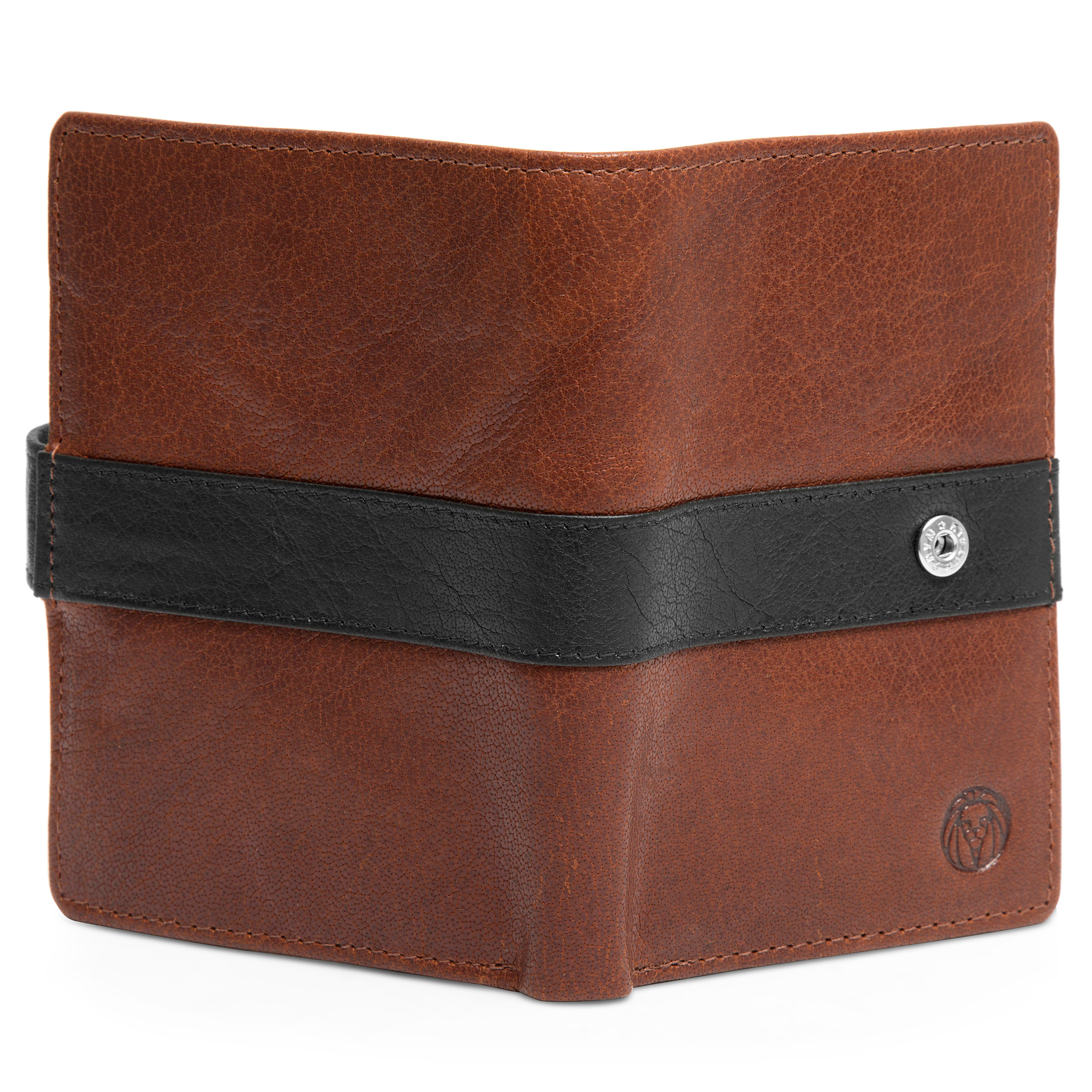 Montreal Executive Tankleurige & Zwarte RFID Leren Portemonnee - 5