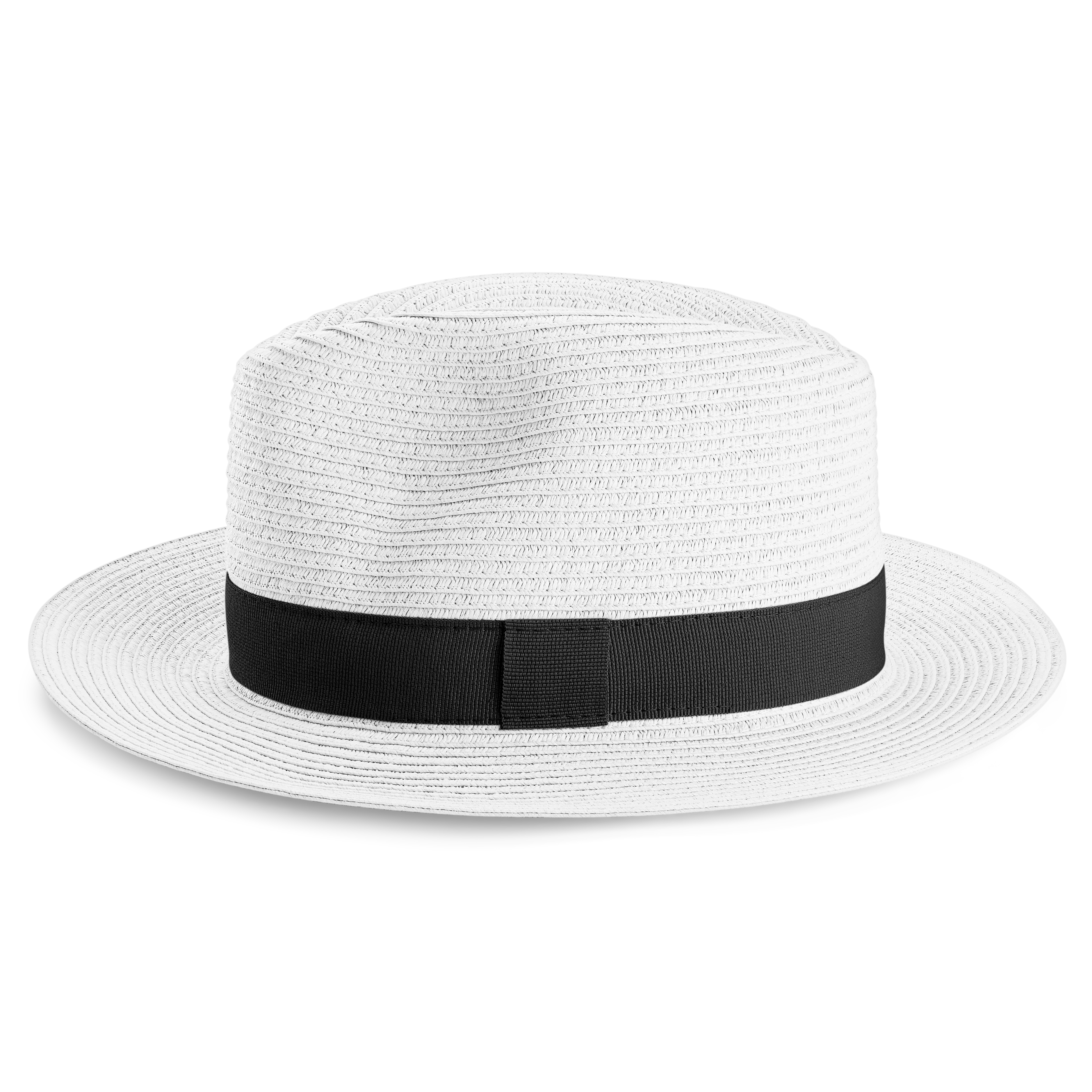 Lacuna White Straw Fedora