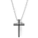 Svart Inramat Kors med Halsband Svart Inramat Kors med Halsband