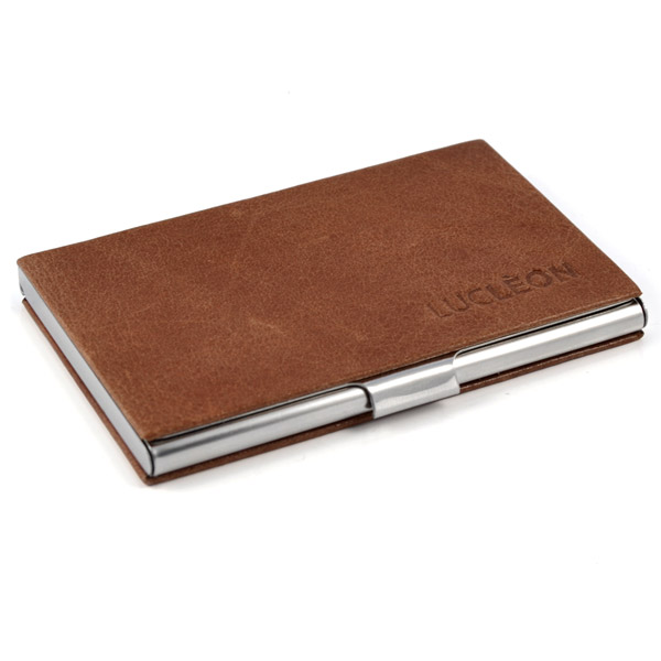 LUCLÉON - Brown CoverMe Cardholder - 1