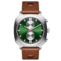 Callao | Zielony zegarek o kształcie poduszki