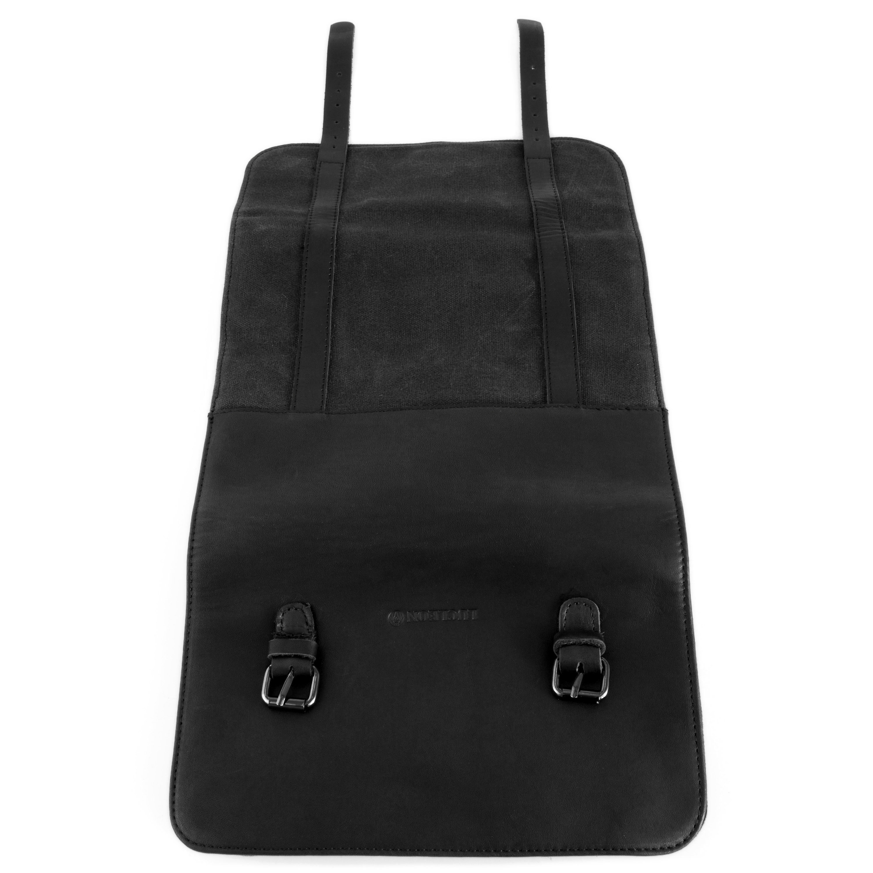 Zwarte Grover Waxed Canvas Roltoilettas - 13