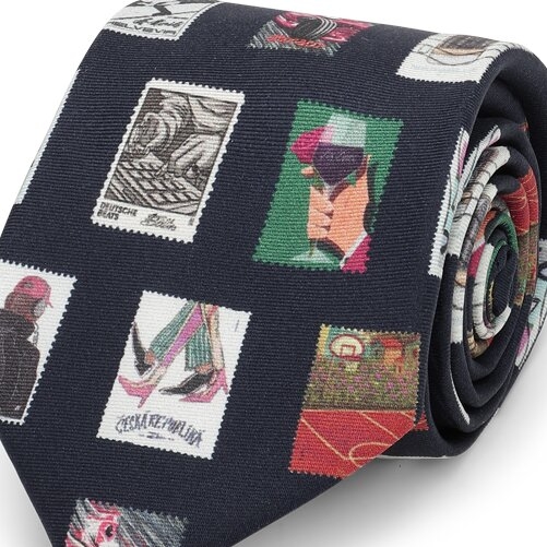Les Deux | Stamp AOP Tie - 2