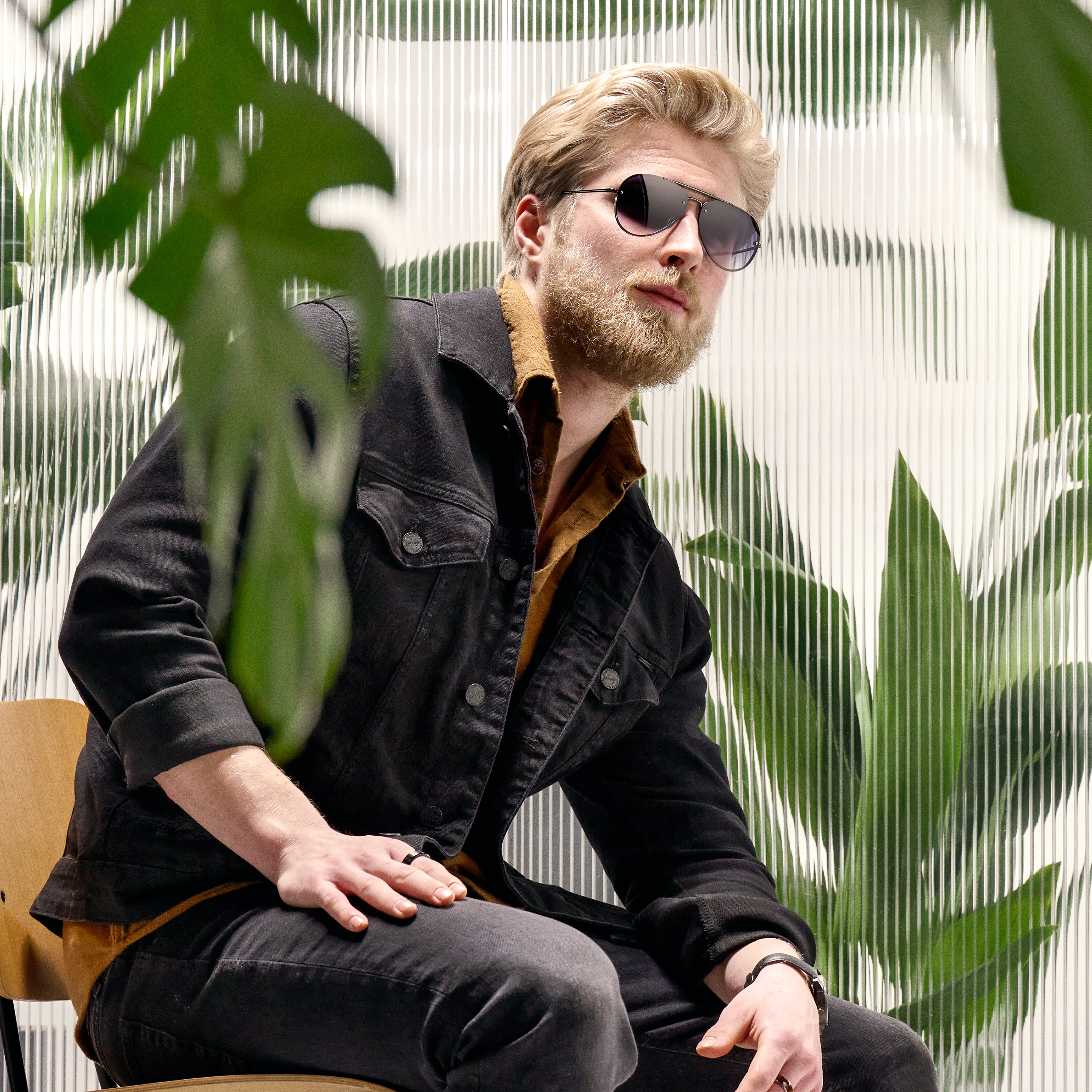 Occasus | Pilotbriller i Metallgrå og Gradert Gråfarge - 5