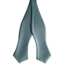 Nœuds papillon gris à nouer soi-même