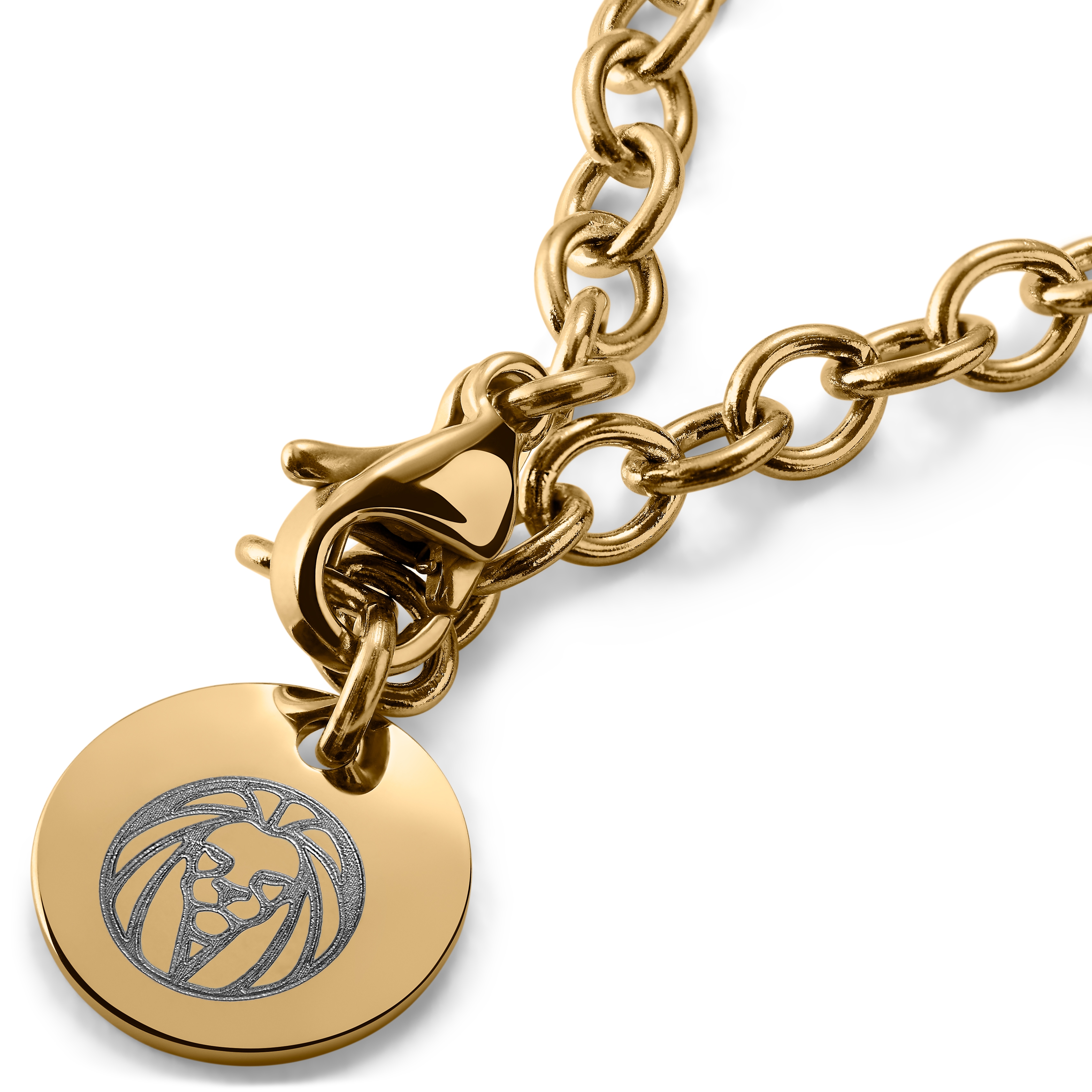 Gold-Tone Cross & Infinity Symbol Necklace - 3