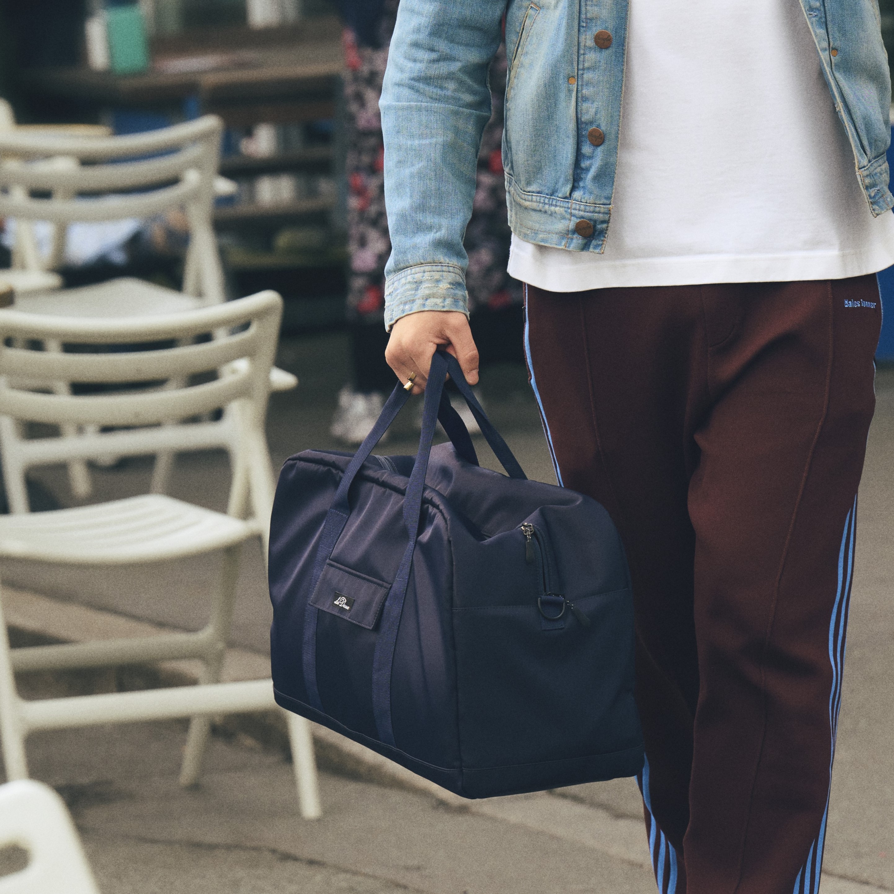 Les Deux | Dark Navy Hubert Tech Gym Bag - 2