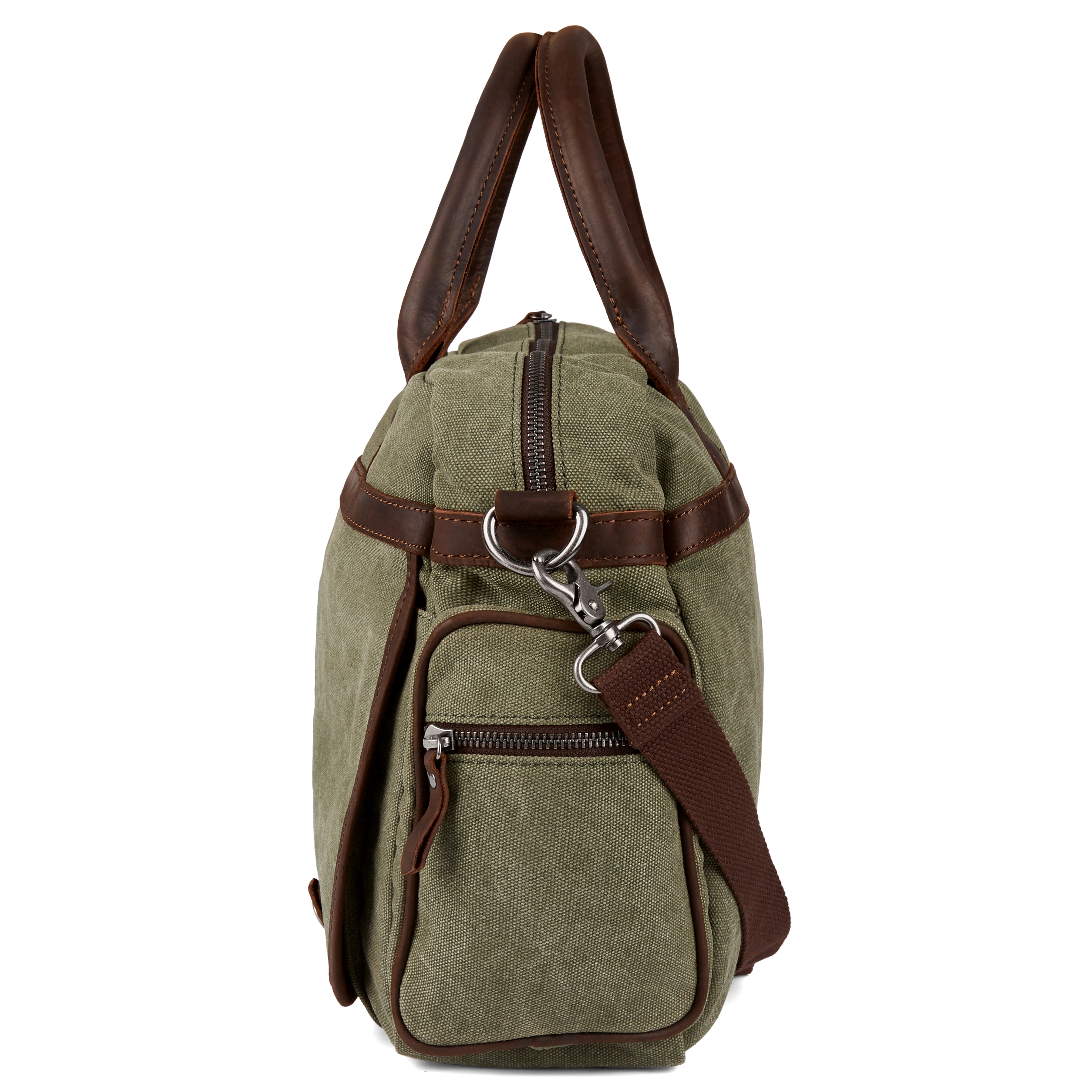 Sigurd Green & Brown Laptop Bag - 6