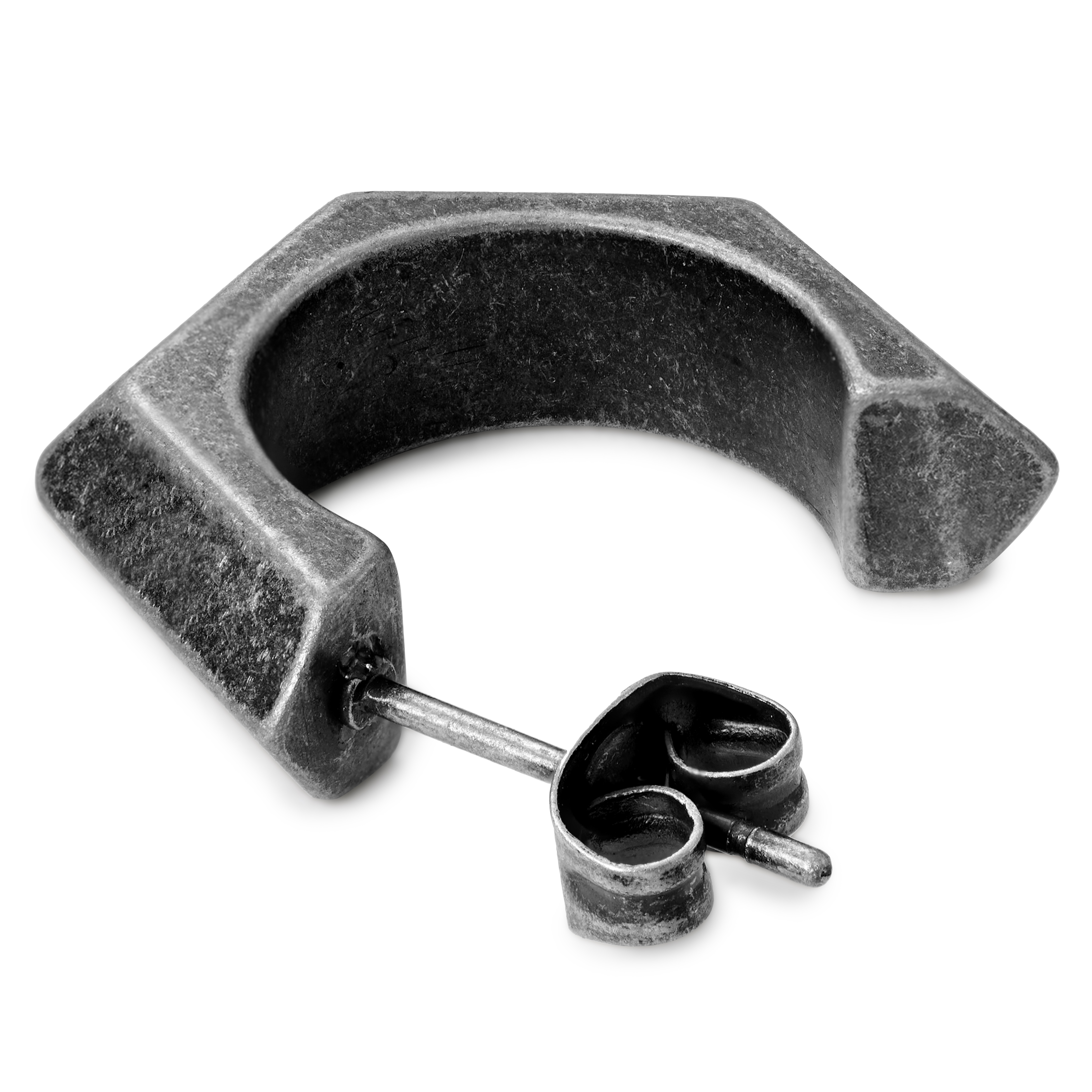 Jax Ørepynt med Grå Stålkrok - 2