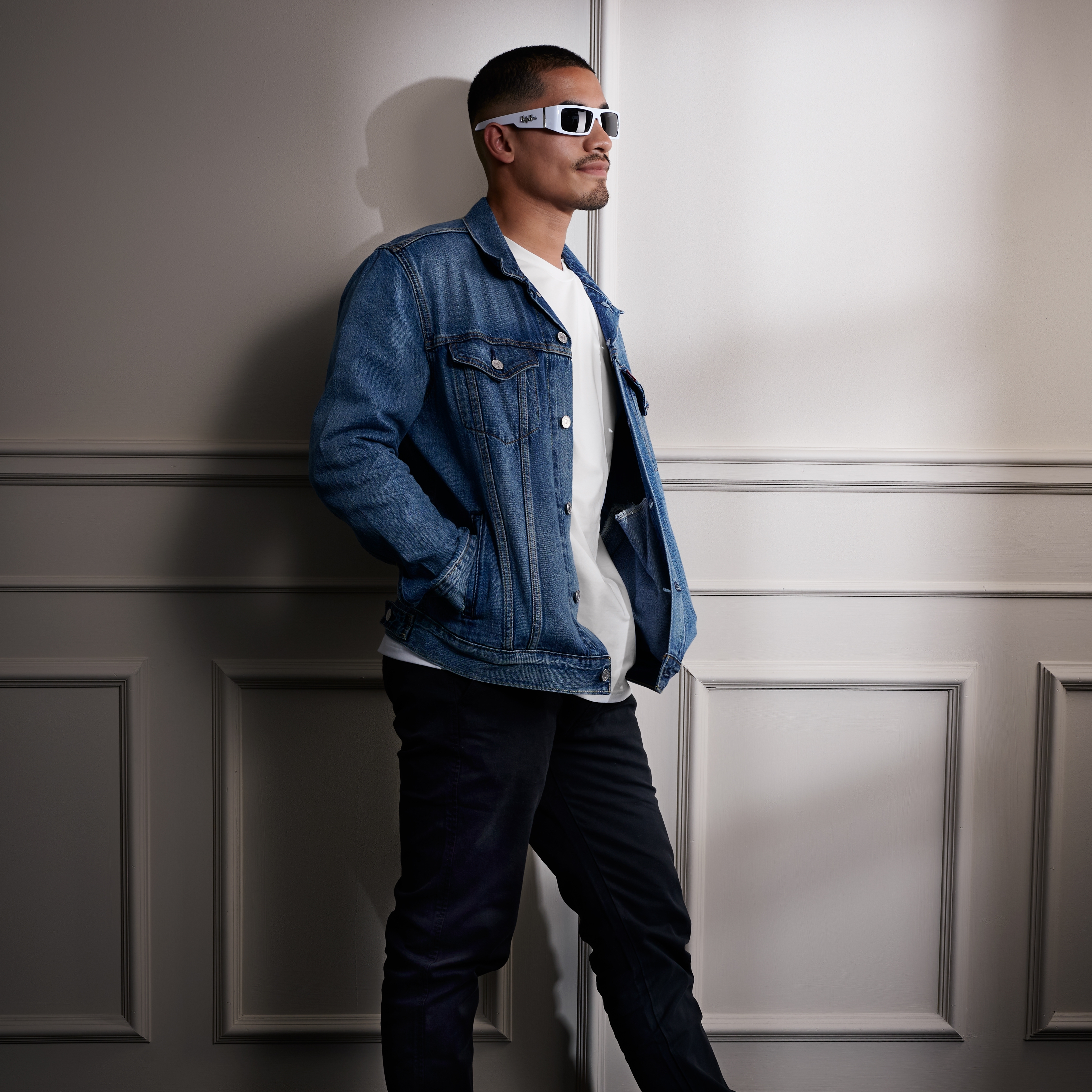 Valko-harmaat polarisoidut Macon Verge -aurinkolasit - 3