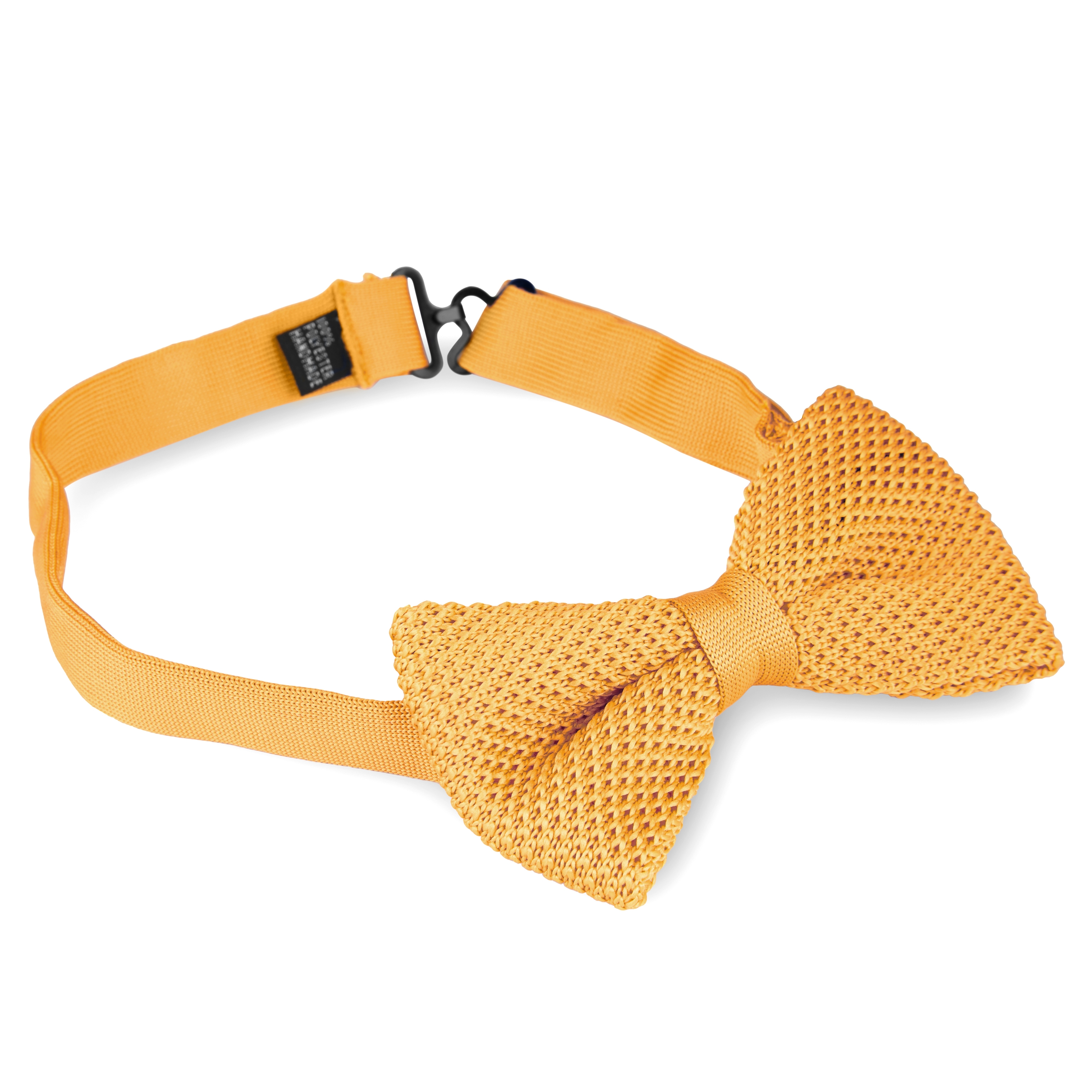 Hellgelbe Strickfliege - 2