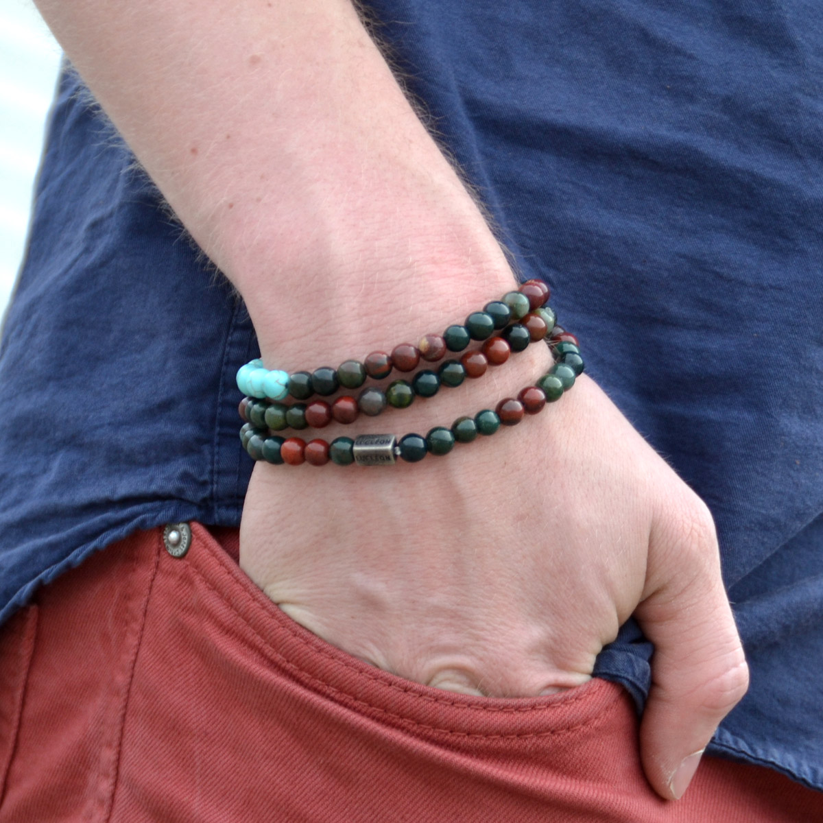 Гривна с камъни Peaceful  - 2