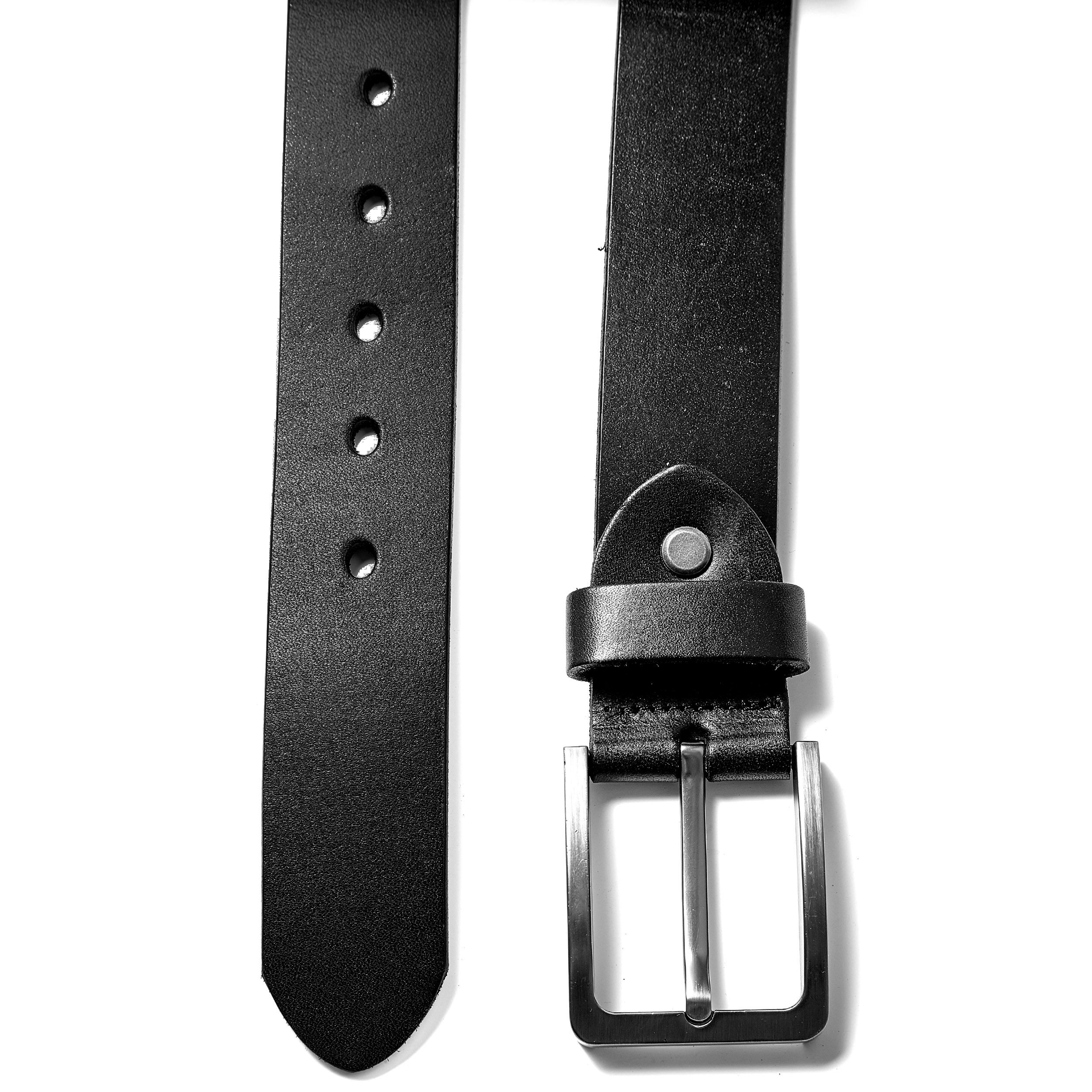 Schwarzer Minimalist Gürtel - 2