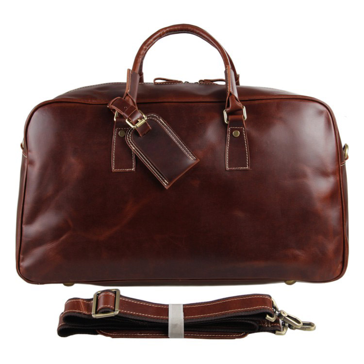 Marion Maroon Weekend Leather Case - 2