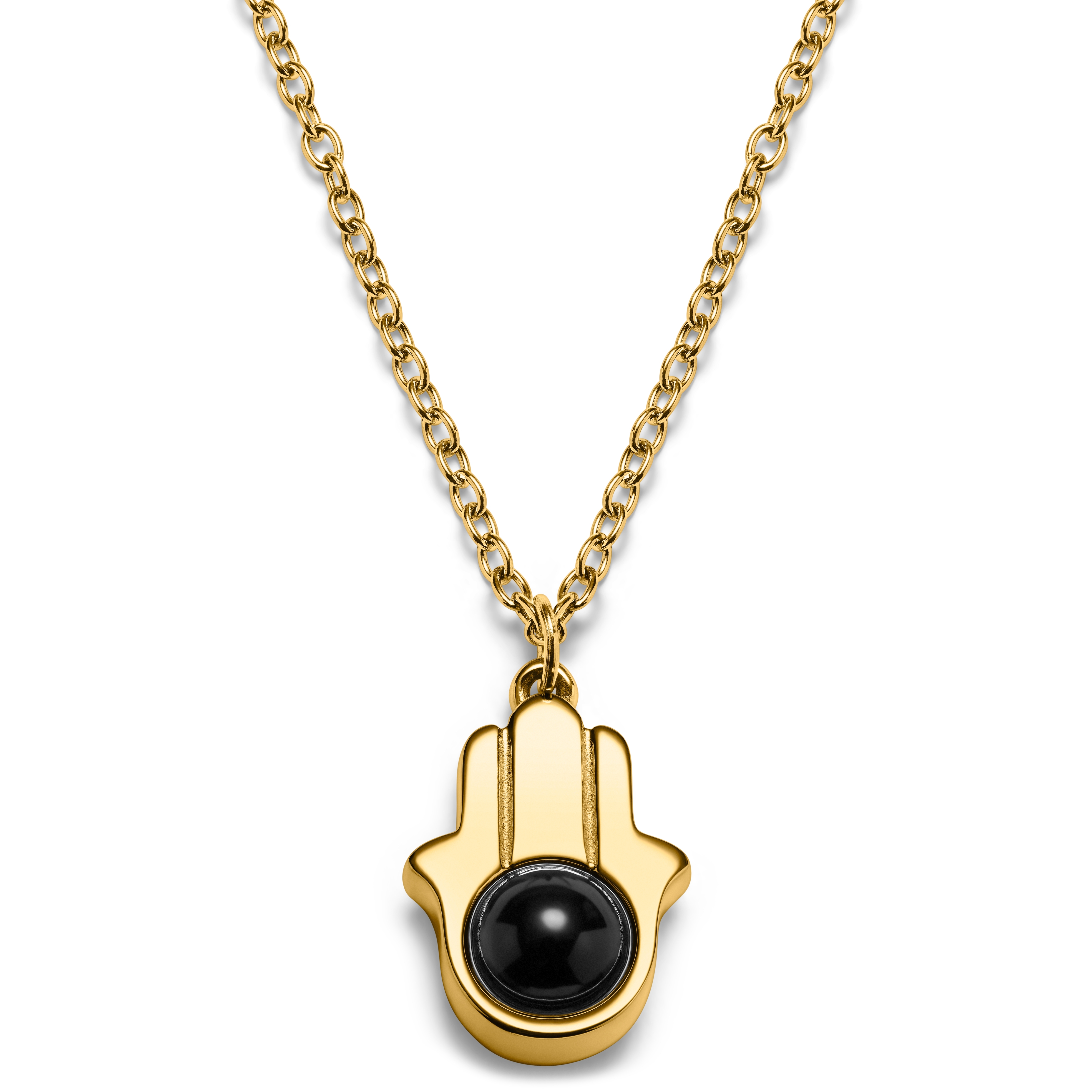 Hamsa Hand Necklace | 9ct Gold - Gear Jewellers