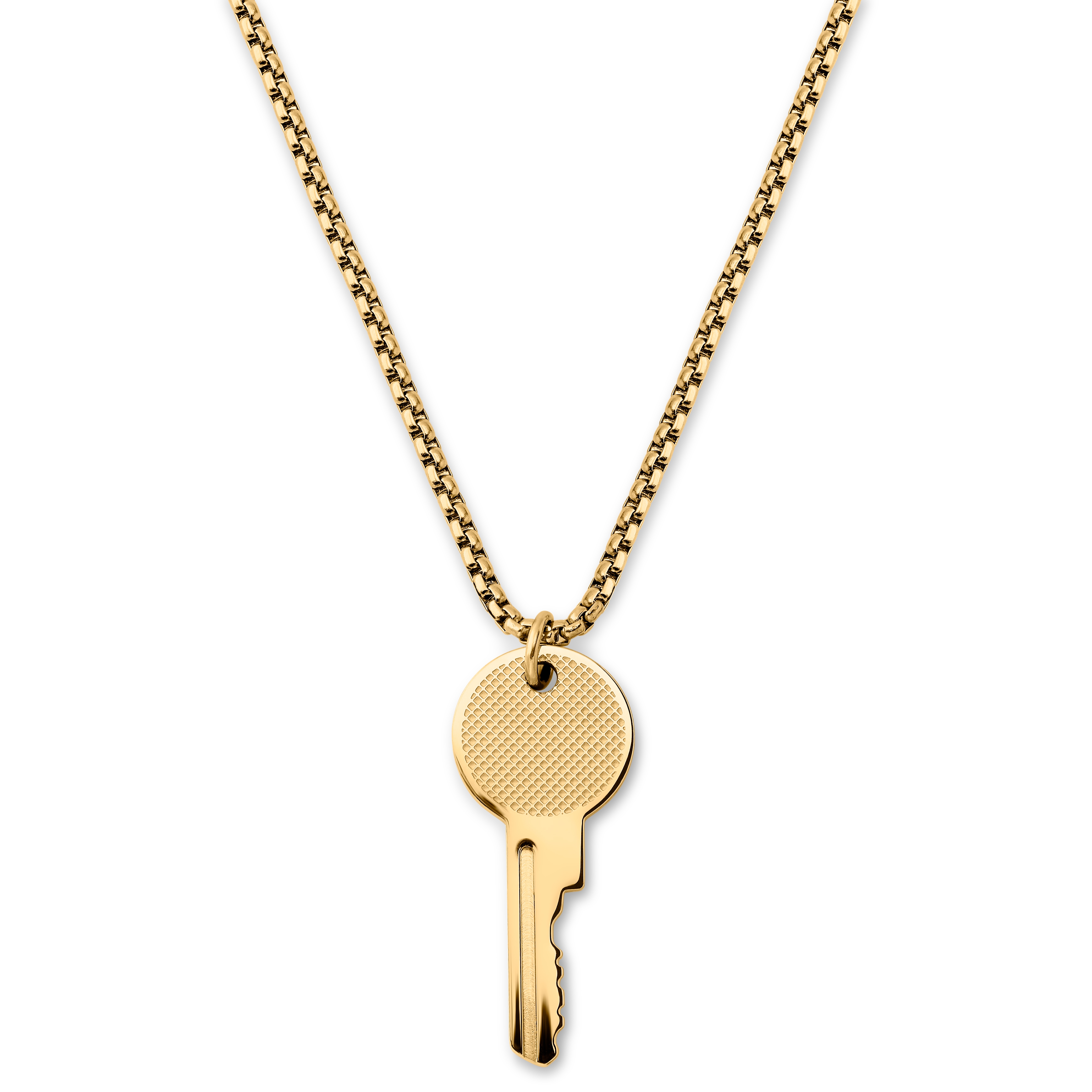 Egan | Gold-tone Key Necklace | In stock! | Otsu
