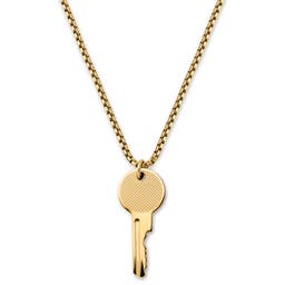 Egan | Gold-tone Key Necklace