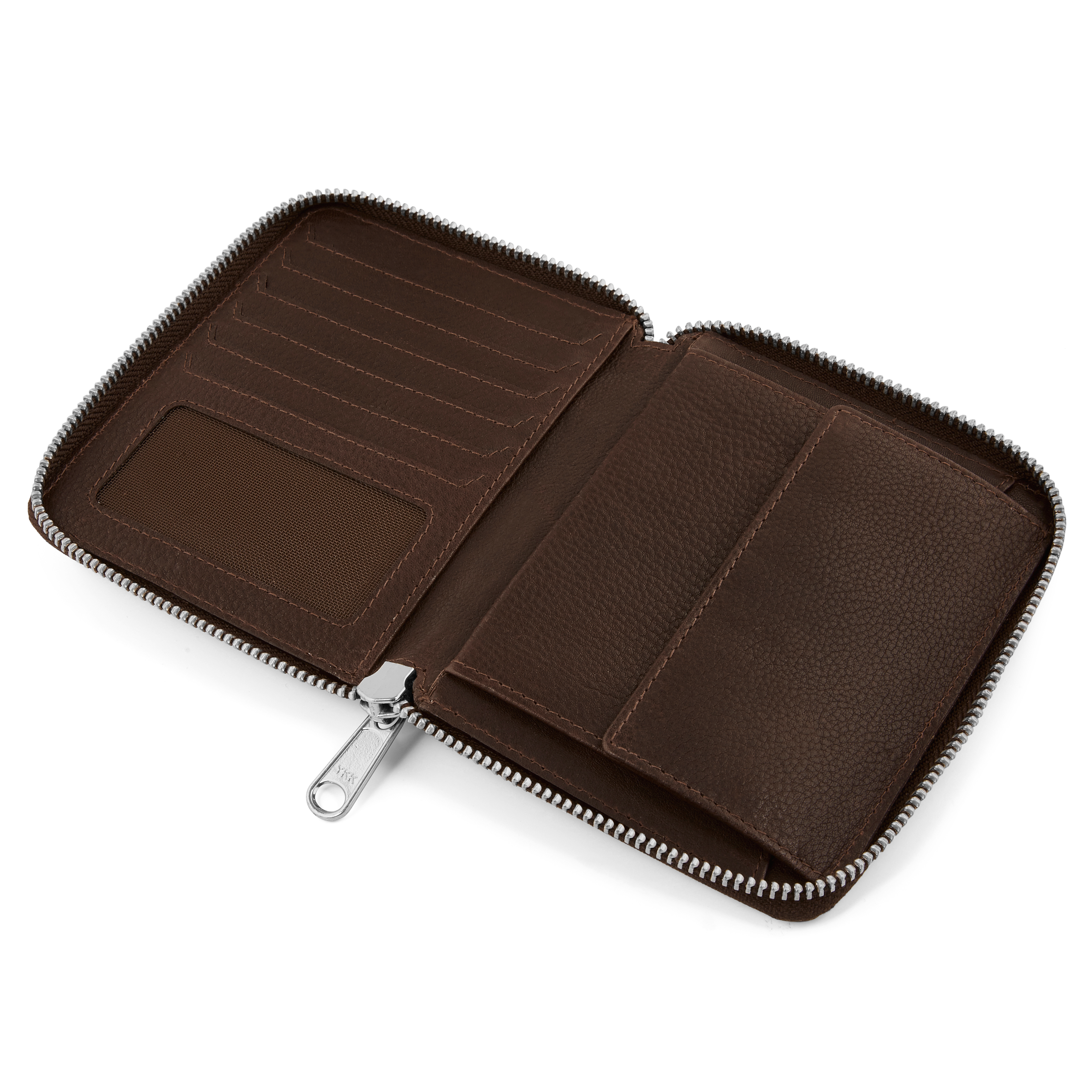 Portafoglio Lamar in pelle marrone con protezione RFID - 7