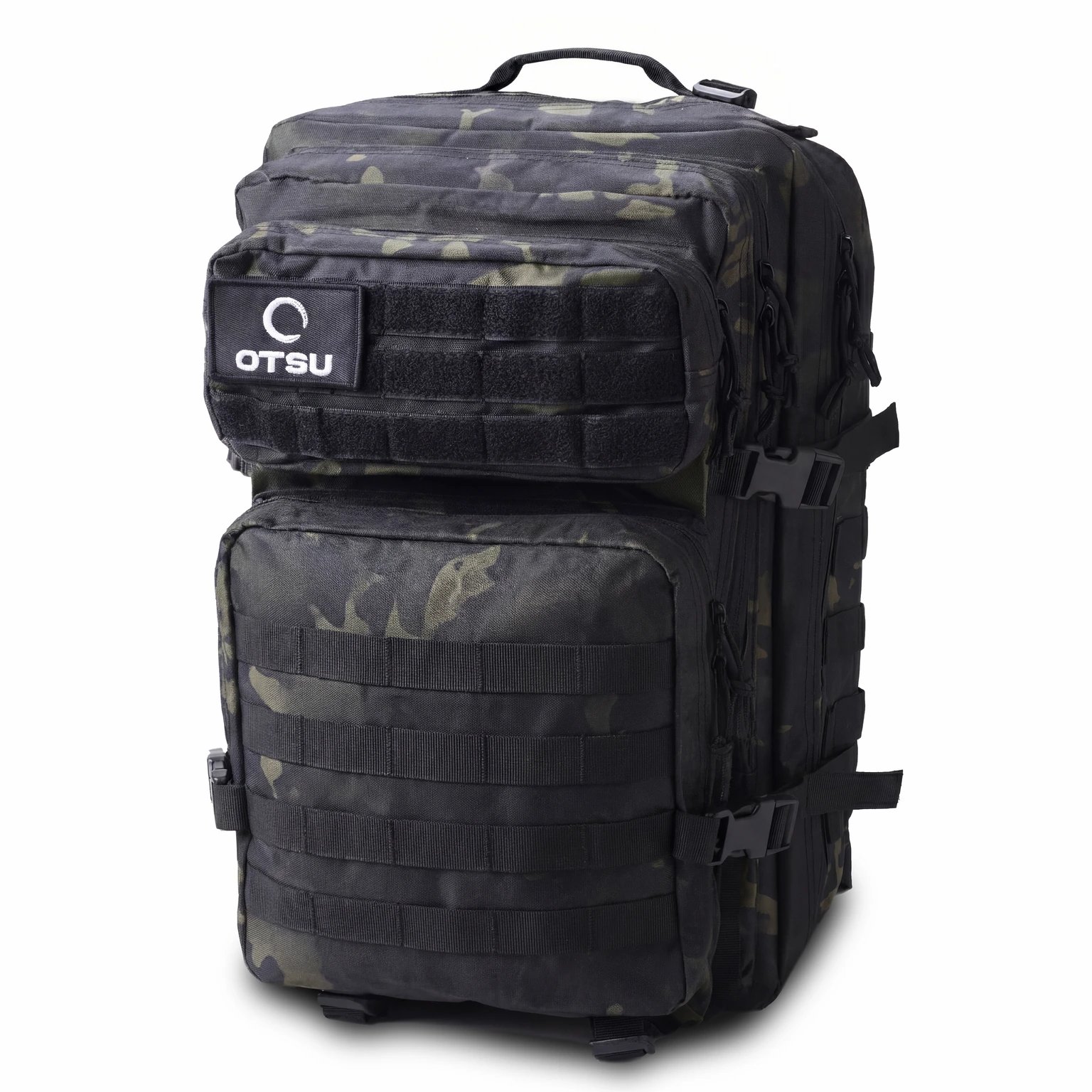 Expedition | Dark Camouflage 40L Tactical Backpack with Patch Panel Expedition | Dark Camouflage 40L Tactical Backpack with Patch Panel