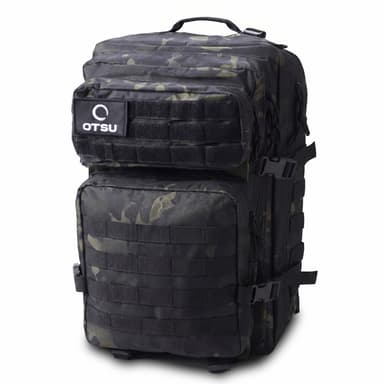 Expedition | Dunkel getarnter taktischer Rucksack mit 40 L Volumen und Patch-Fläche Expedition | Dunkel getarnter taktischer Rucksack mit 40 L Volumen und Patch-Fläche