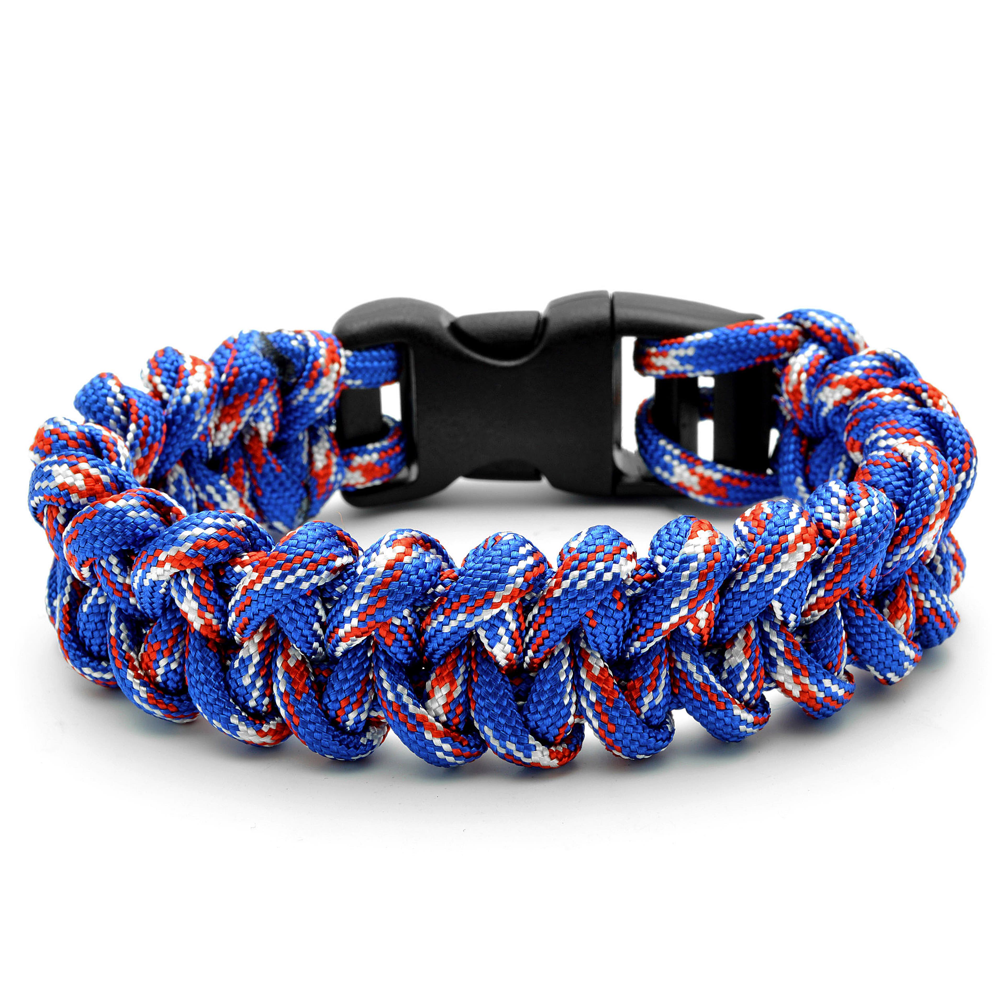 Blue & Red Paracord Bracelet, In stock!